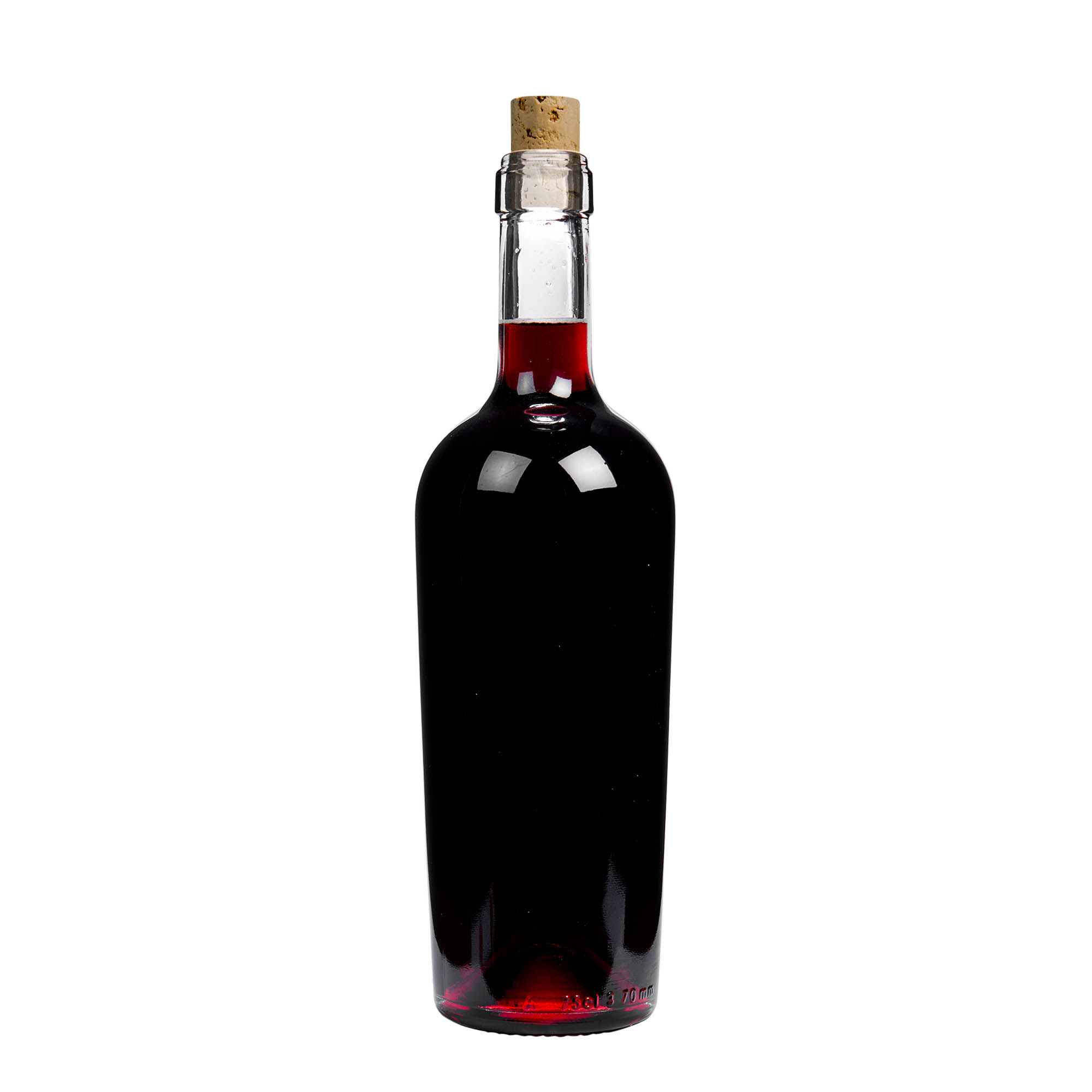 750 ml vinska boca „Imperiale“, grlo: pluta