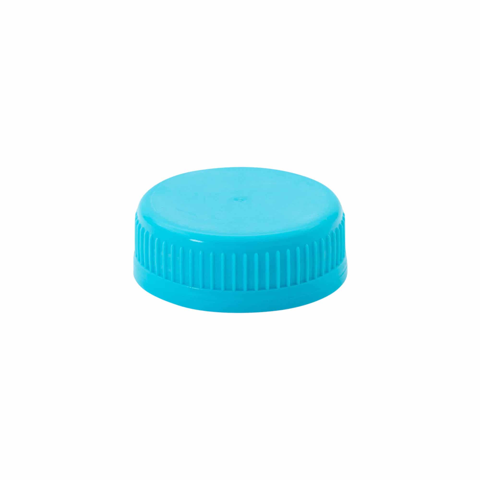 Navojni zatvarač 40 mm, PE plastika, svijetlo plava