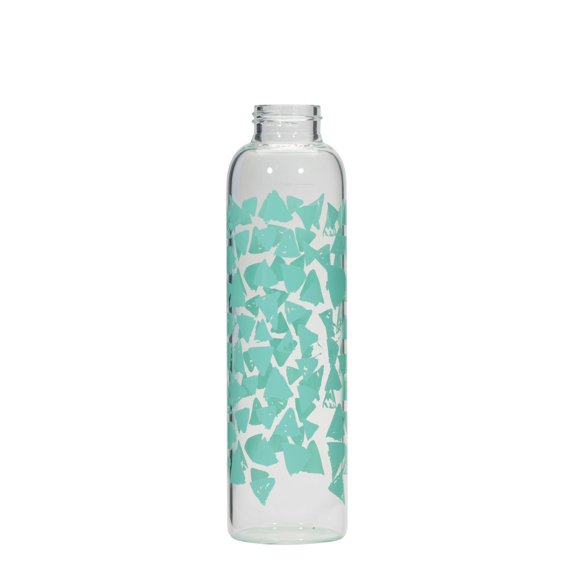 Flaša za piće 500 ml 'Perseus', motiv: Tirkizni trouglovi, otvor: Navojni zatvarač Flaša za piće 500 ml 'Perseus', motiv: Tirkizni trouglovi, otvor: Navojni zatvarač