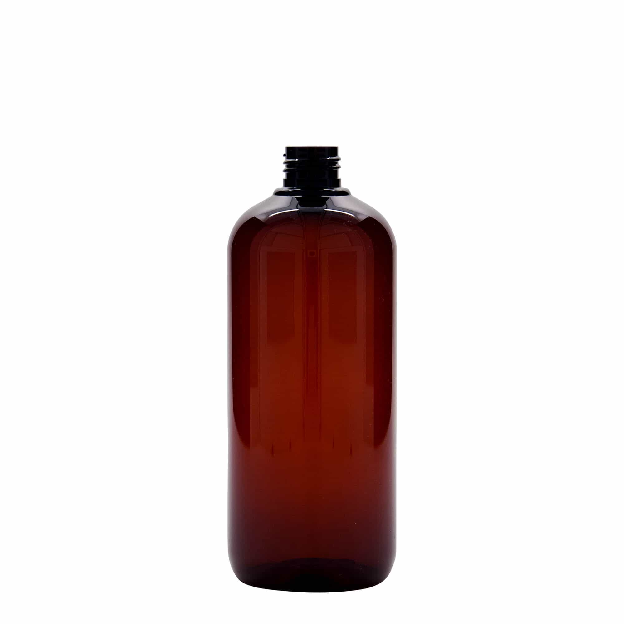 Reciklirajuća plastična flaša 500 ml 'Victor's Best', PCR, smeđa, otvor: GPI 24/410