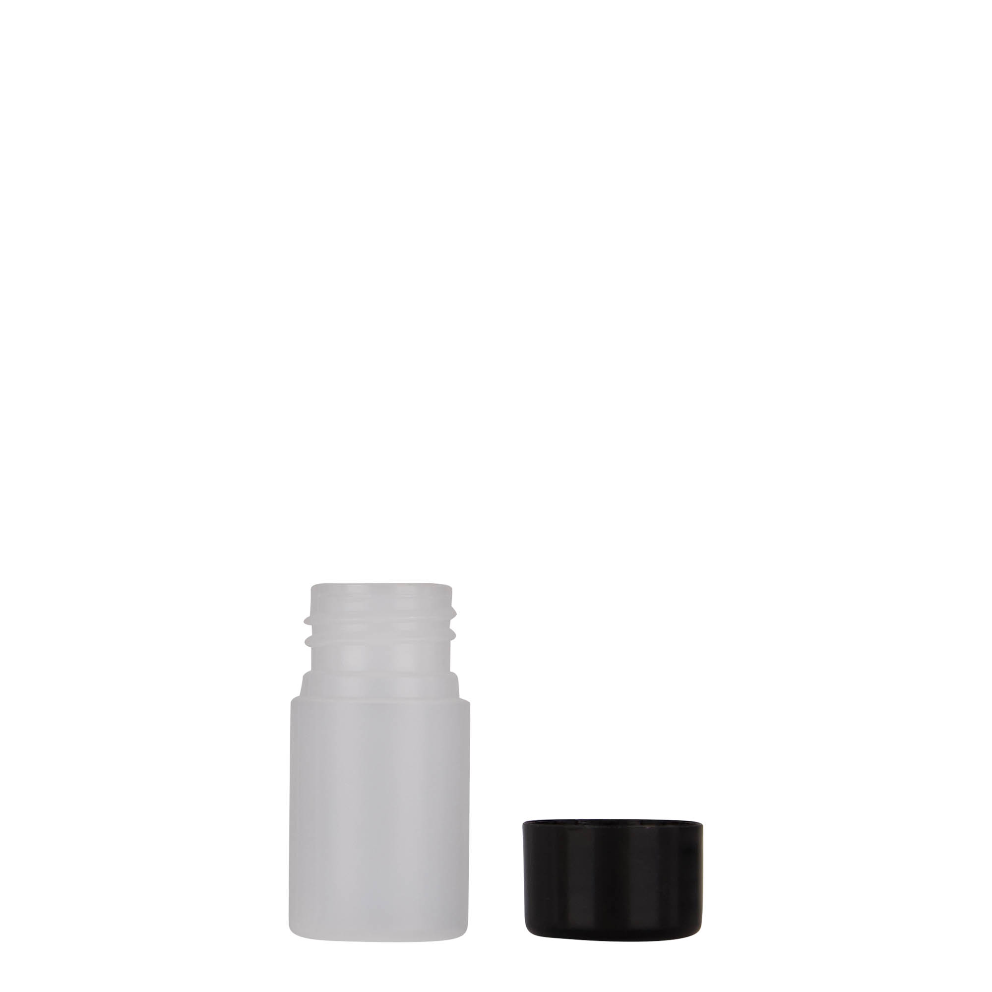 15 ml plastična bočica 'Tuffy', HDPE, prirodna boja, grlo: 24/410