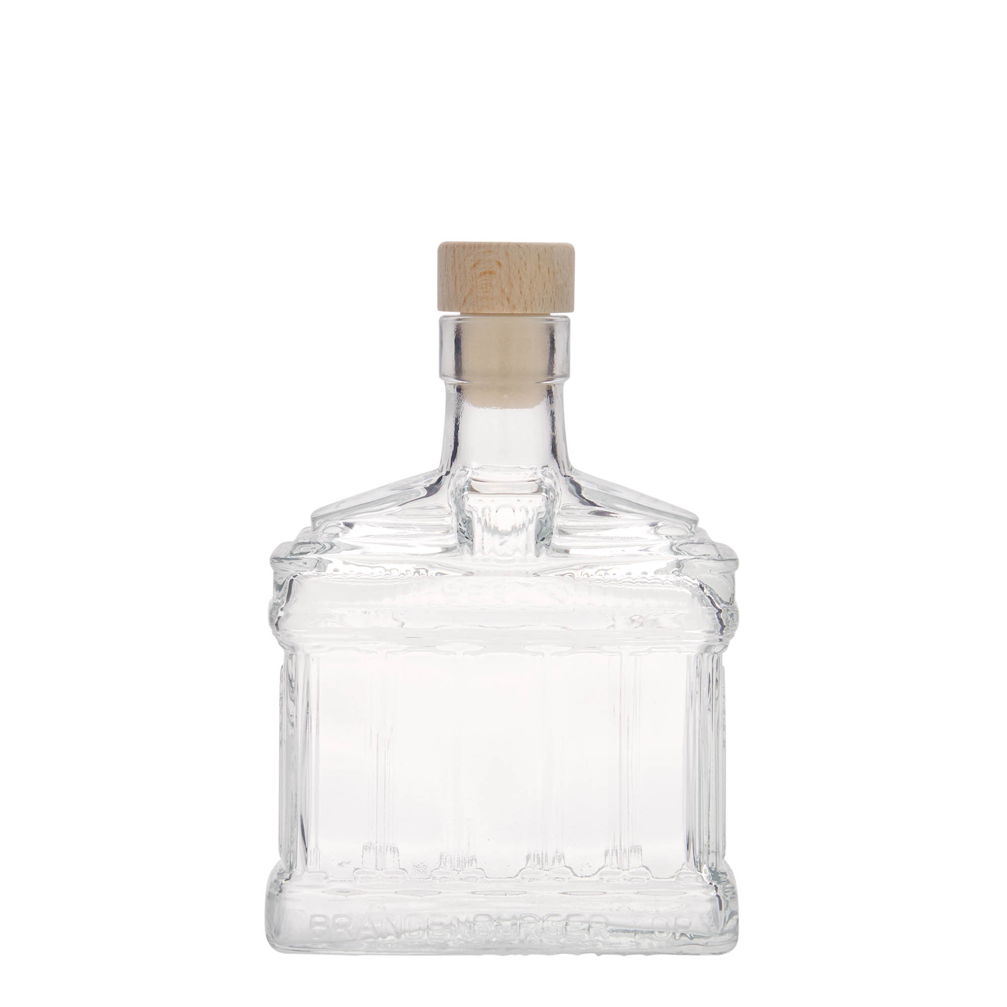200 ml staklena boca 'Brandenburška kapija', otvor: čep 200 ml staklena boca 'Brandenburška kapija', otvor: čep