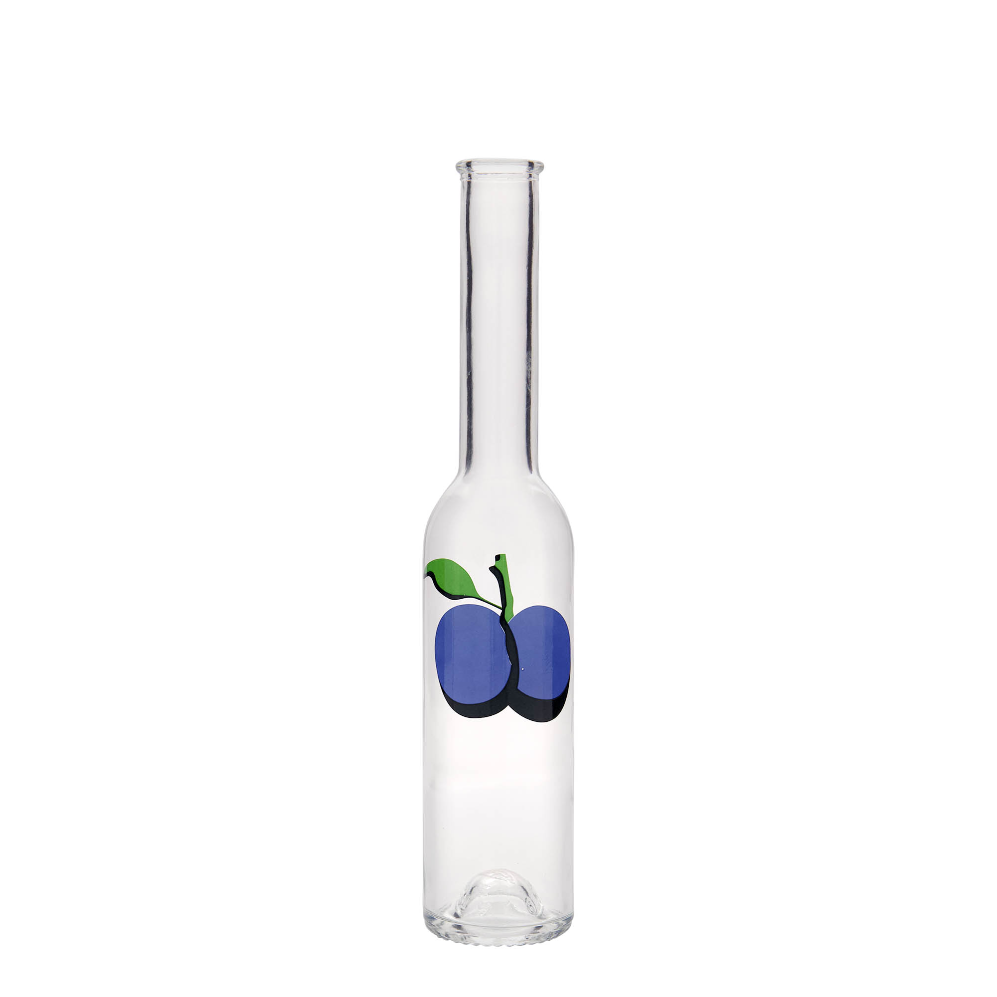 Staklena flaša 200 ml 'Opera', motiv: Šljiva, otvor: Pluto Staklena flaša 200 ml 'Opera', motiv: Šljiva, otvor: Pluto