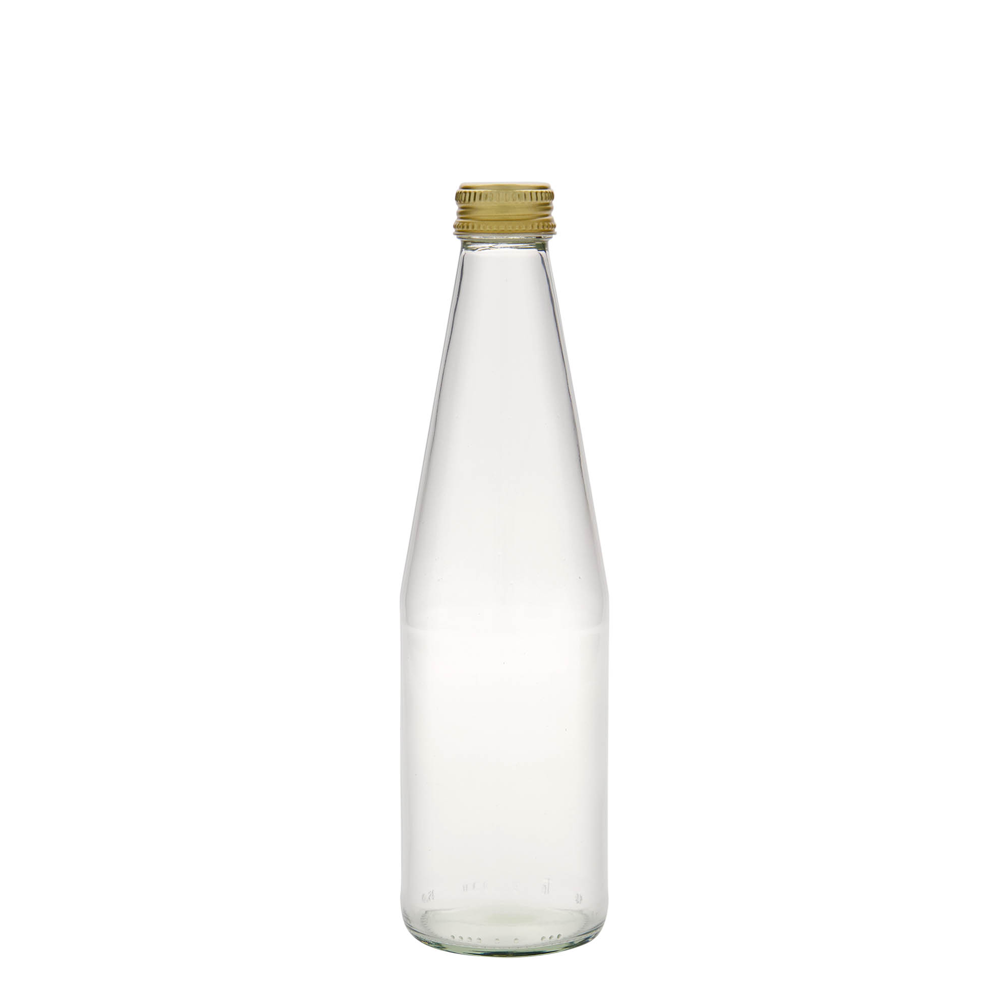 330 ml univerzalna boca u obliku šargarepe, staklo, grlo: PP 28
