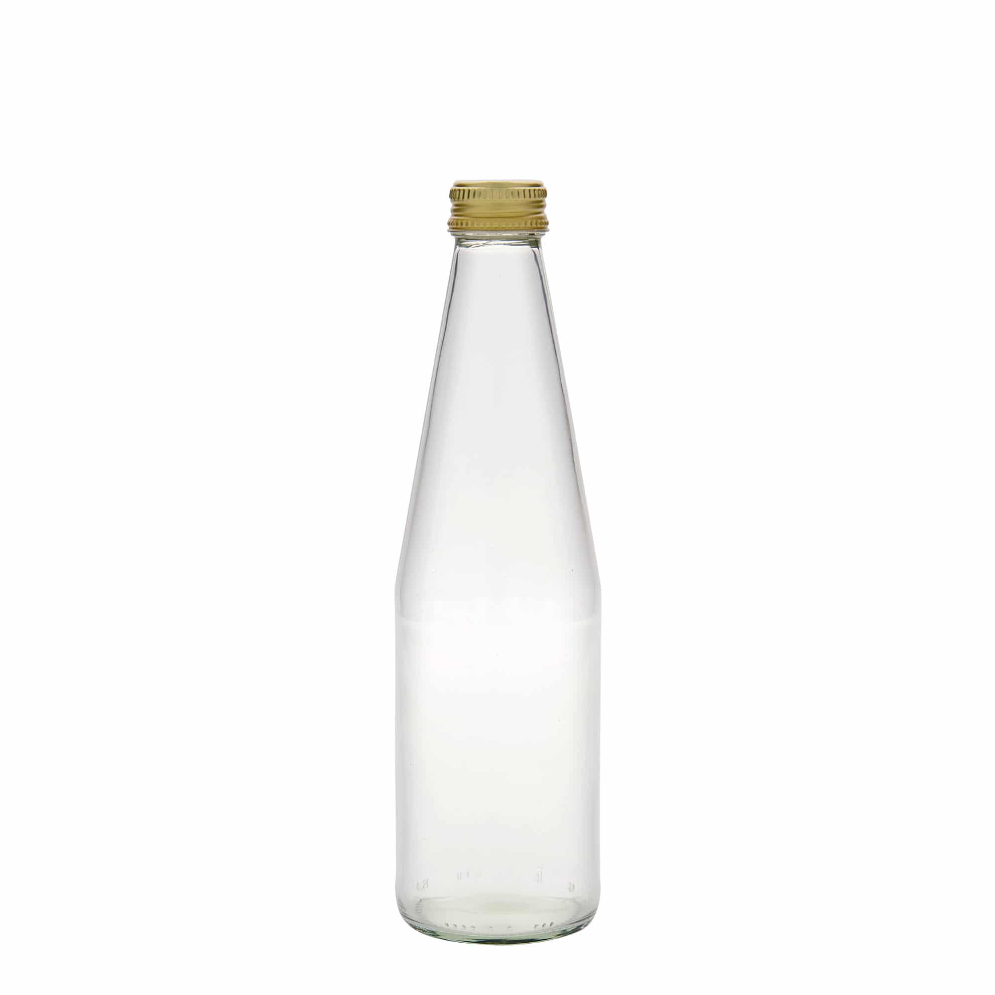 330 ml univerzalna boca u obliku šargarepe, staklo, grlo: PP 28