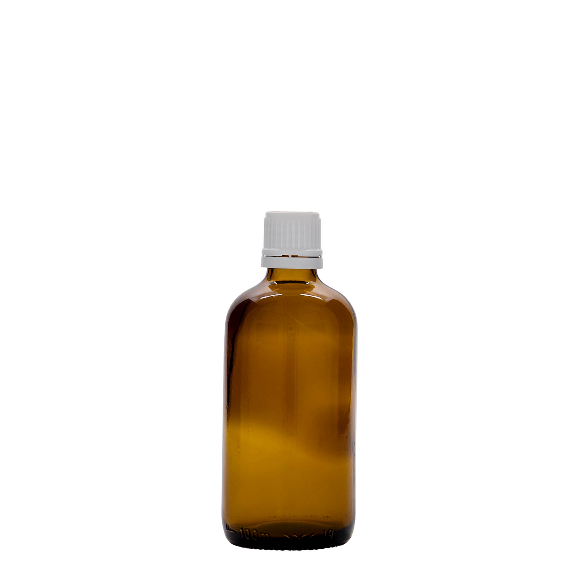 Medicinska flaša 100 ml, staklo, smeđa, otvor: DIN 18