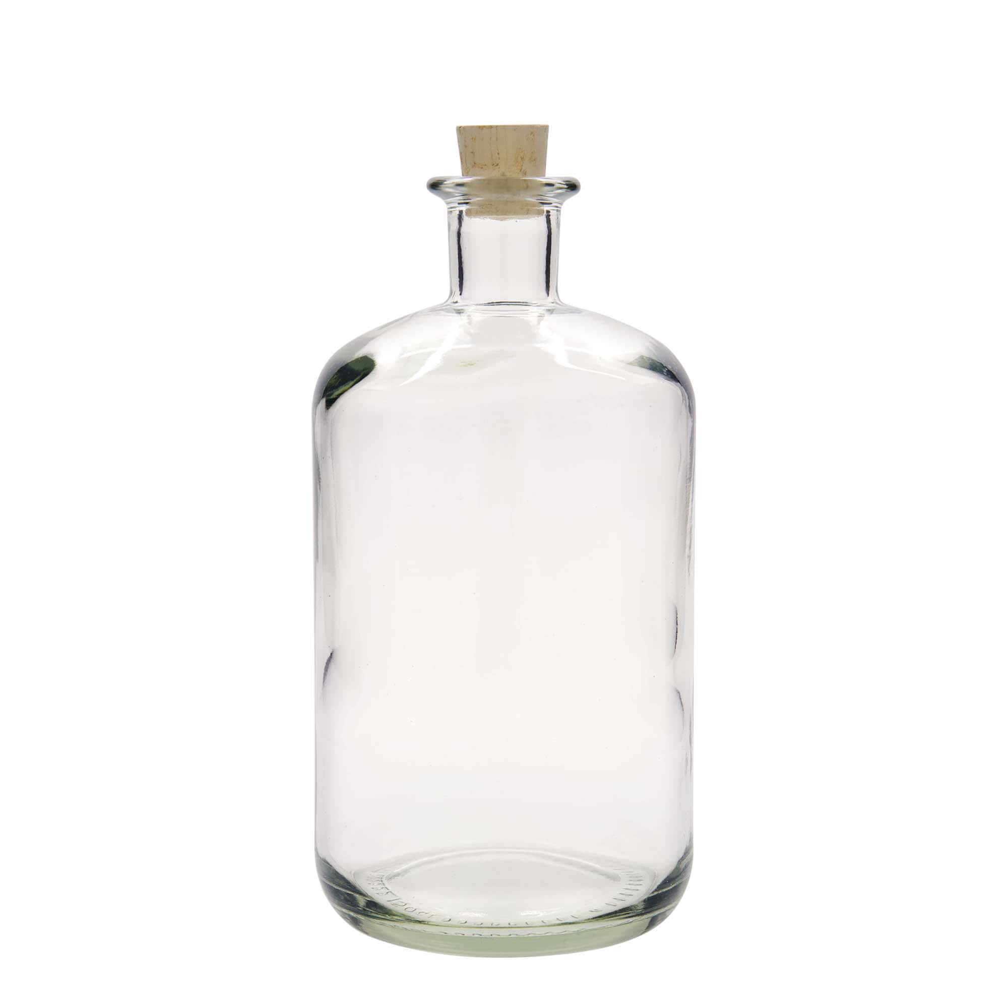 Staklena apotekarska flaša 1.500 ml, otvor: Pluto