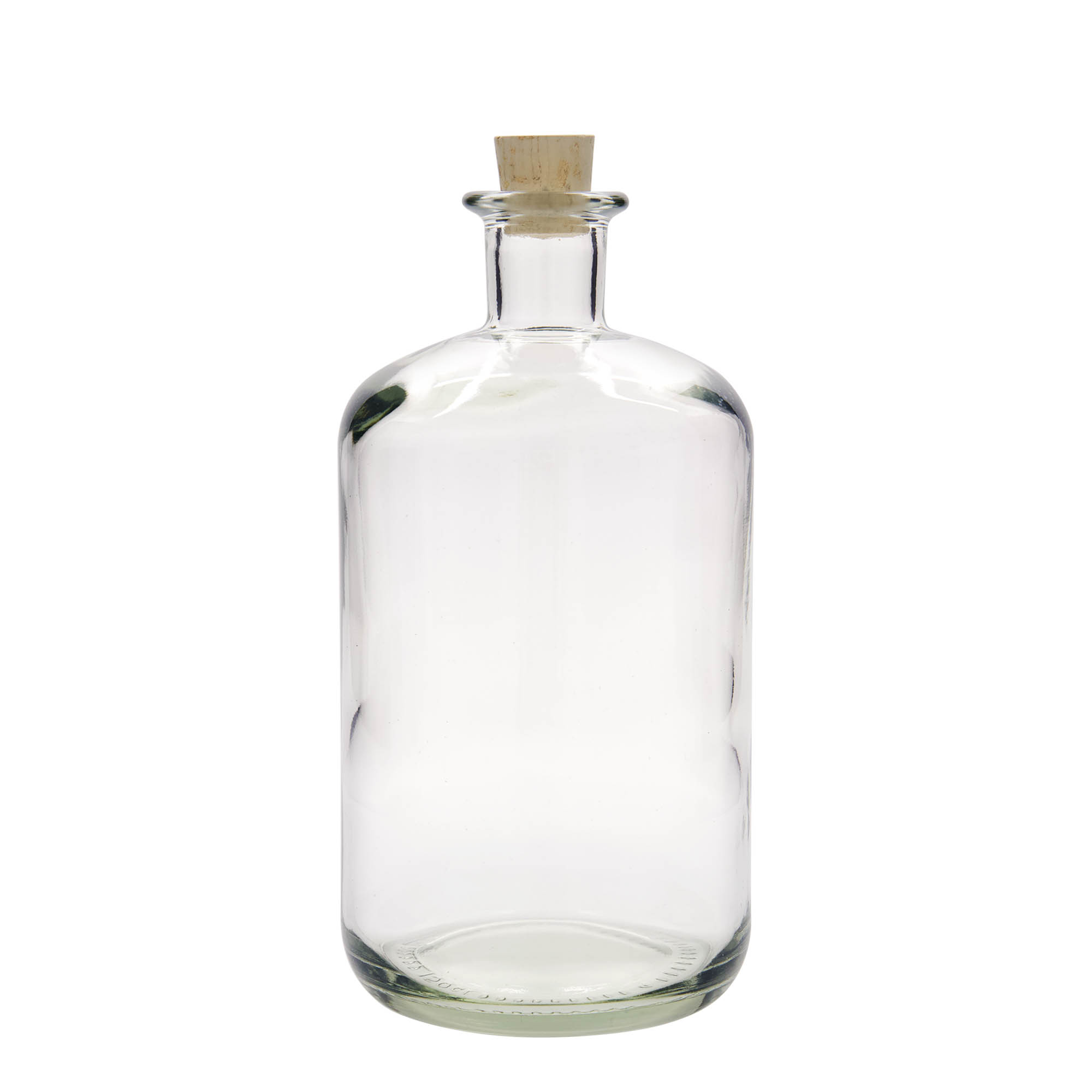 1.500 ml staklena boca apotekarska, otvor: čep 1.500 ml staklena boca apotekarska, otvor: čep