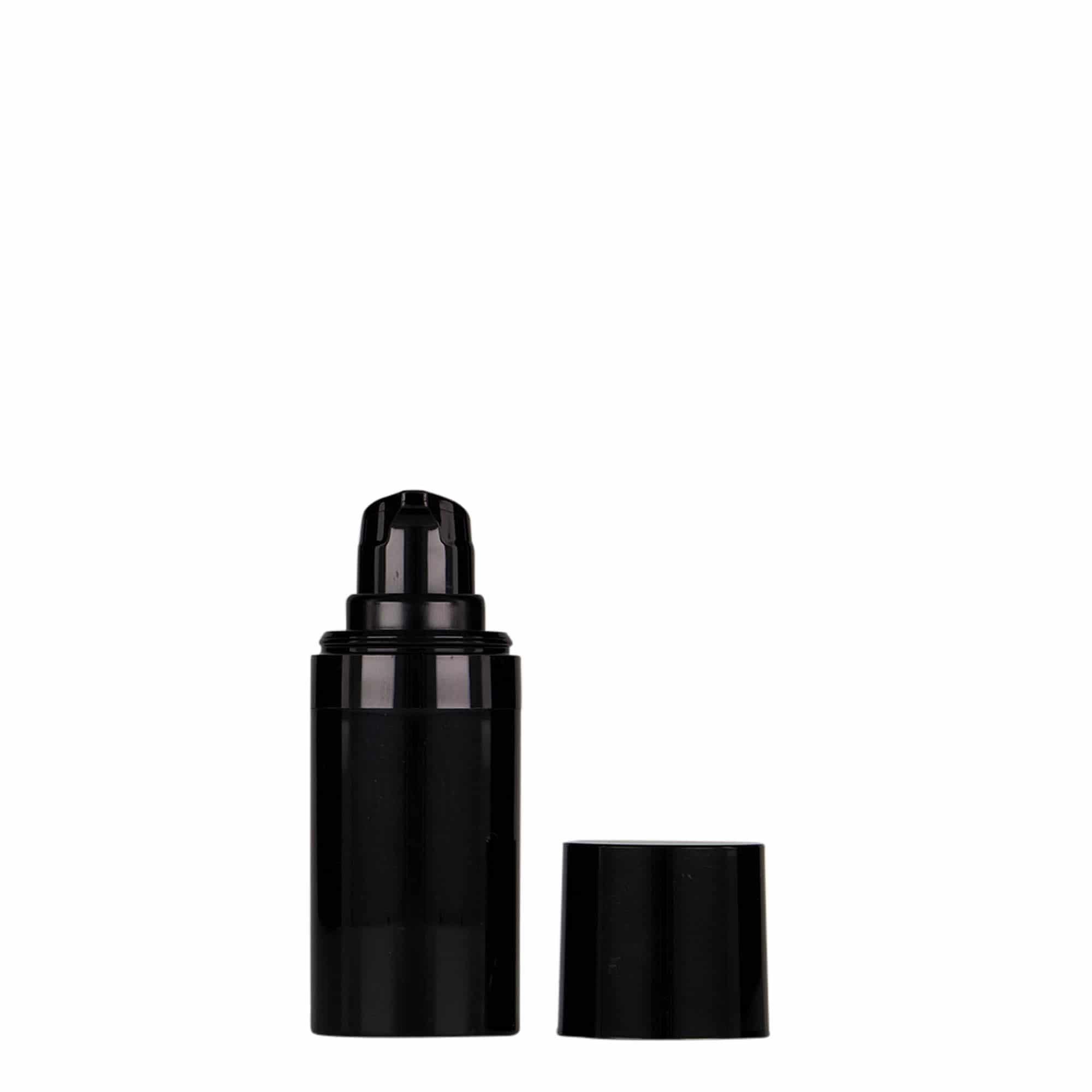 15 ml Airless dozirnik „Micro“, PP-plastika, crni