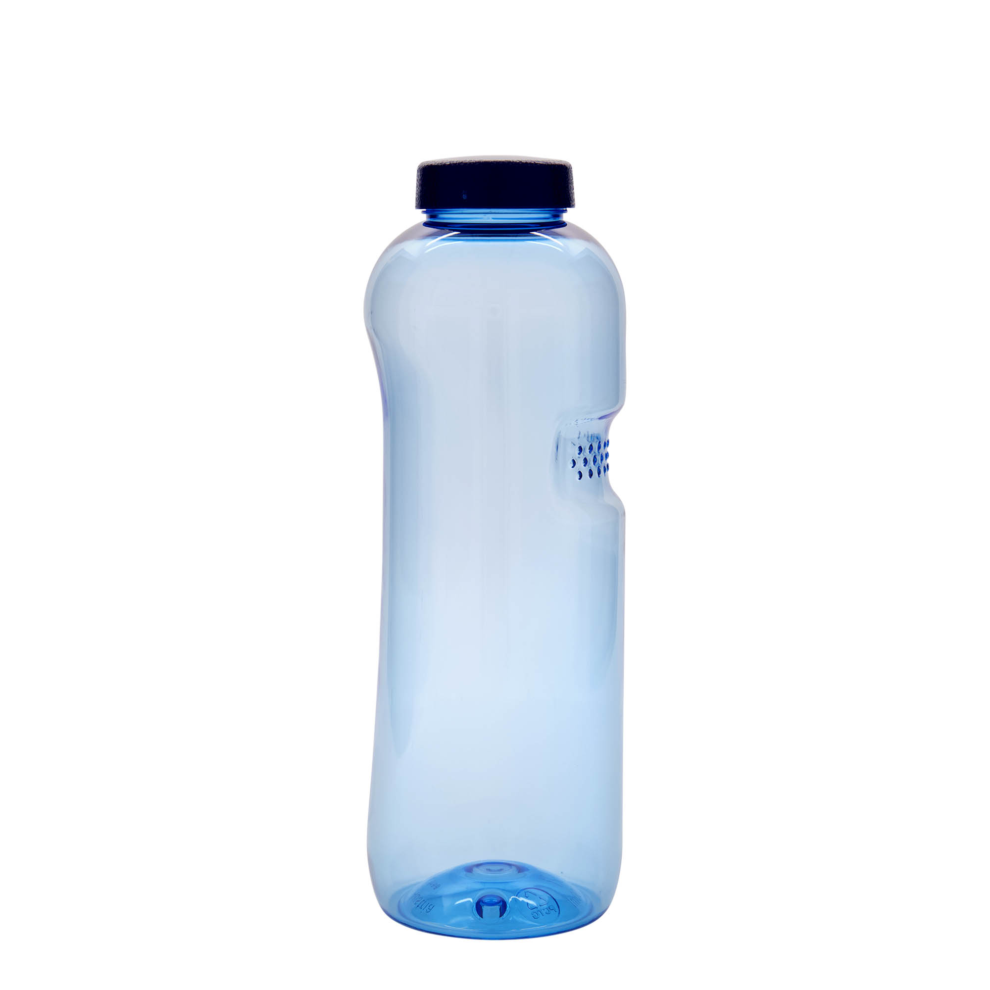 1.000 ml PET boca za piće 'Kavodrink', plastika, plava
