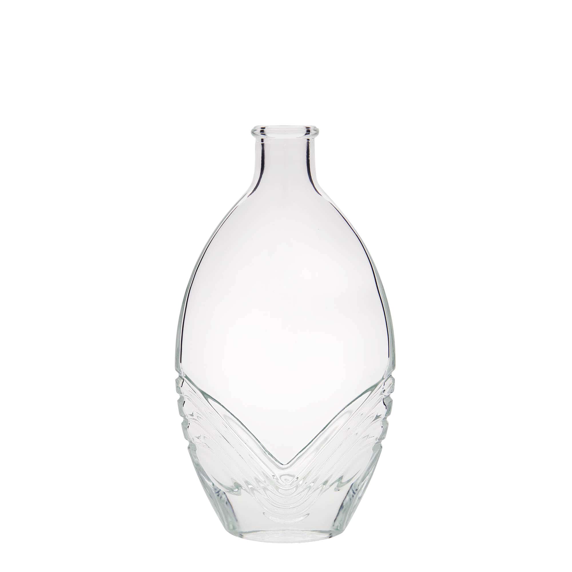 Staklena flaša 200 ml 'Florence', ovalna, otvor: Pluto Staklena flaša 200 ml 'Florence', ovalna, otvor: Pluto