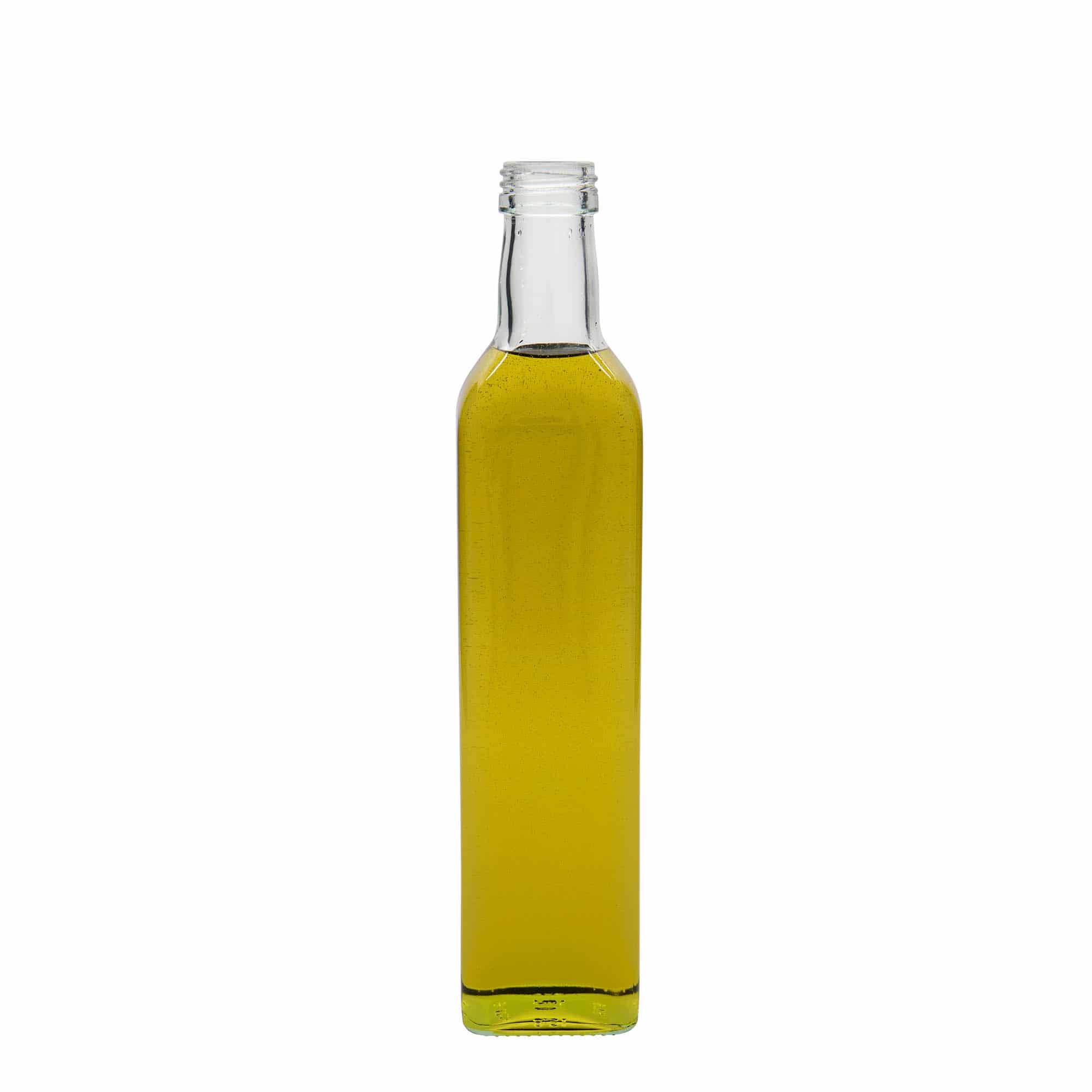 Staklena flaša 500 ml 'Marasca', kvadratna, otvor: PP 31,5