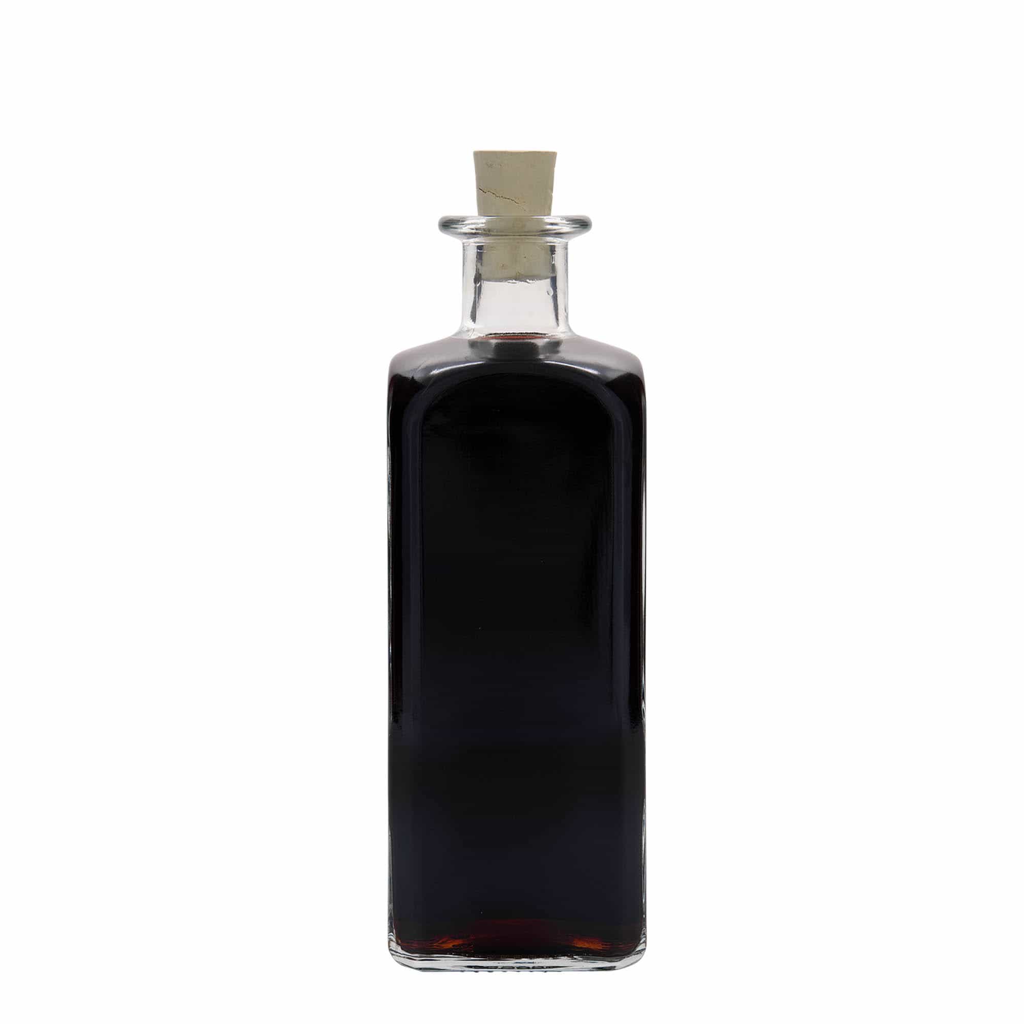 Apotekarska flaša 500 ml Carré, četvrtasto, otvor: Pluto