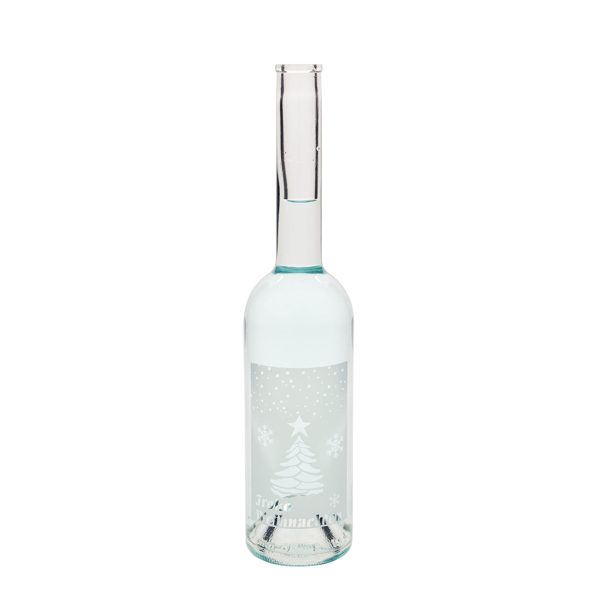 500 ml staklena boca 'Opera', motiv: Bijeli Božić, otvor: plutani čep 500 ml staklena boca 'Opera', motiv: Bijeli Božić, otvor: plutani čep
