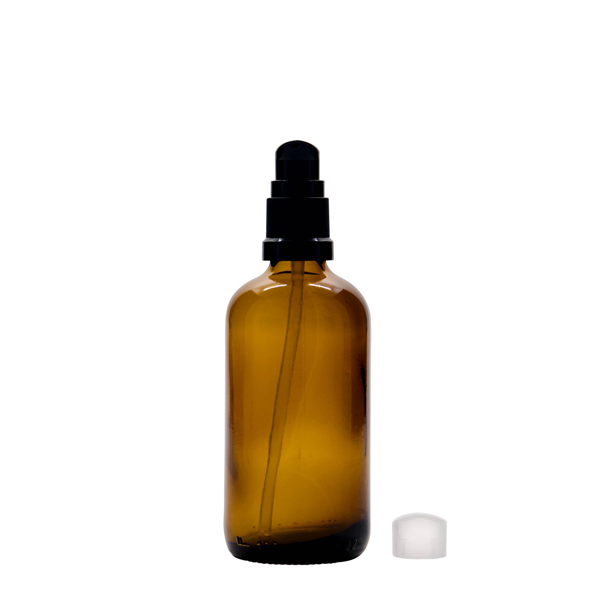 100 ml medicinska bočica sa pumpicom za losion, staklo, smeđa, grlo: DIN 18 100 ml medicinska bočica sa pumpicom za losion, staklo, smeđa, grlo: DIN 18