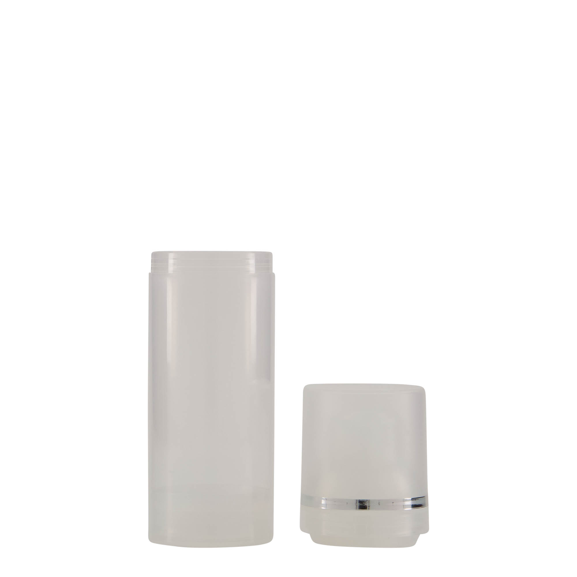 Dispenzer bez zraka 50 ml 'Mezzo', PP plastika, prirodna
