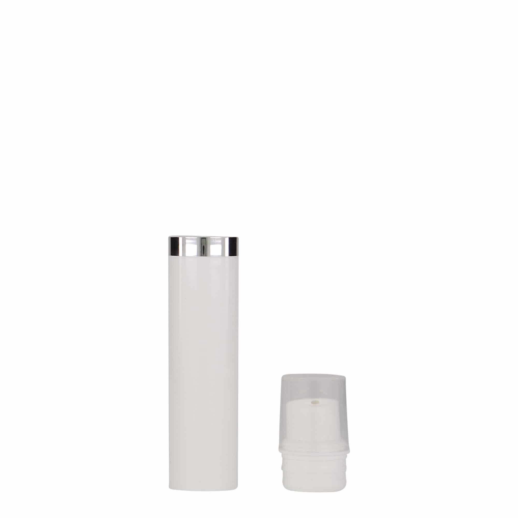 15 ml Airless dozer 'Nano', PP-plastika, bijeli
