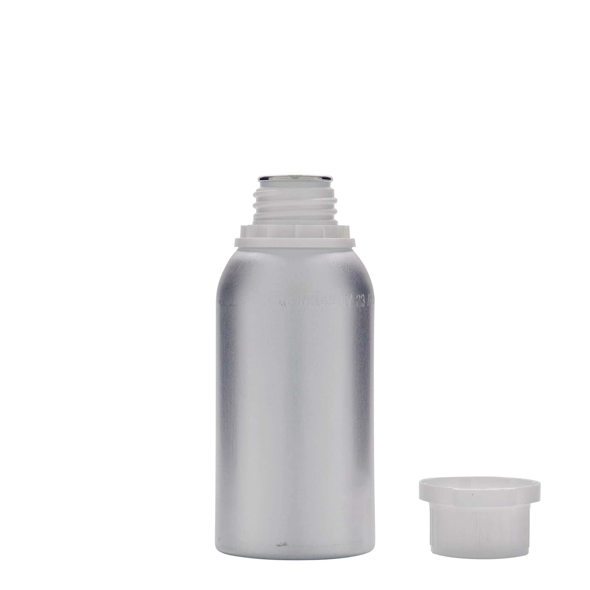 275 ml aluminijska boca, metal, srebrna, grlo: DIN 32