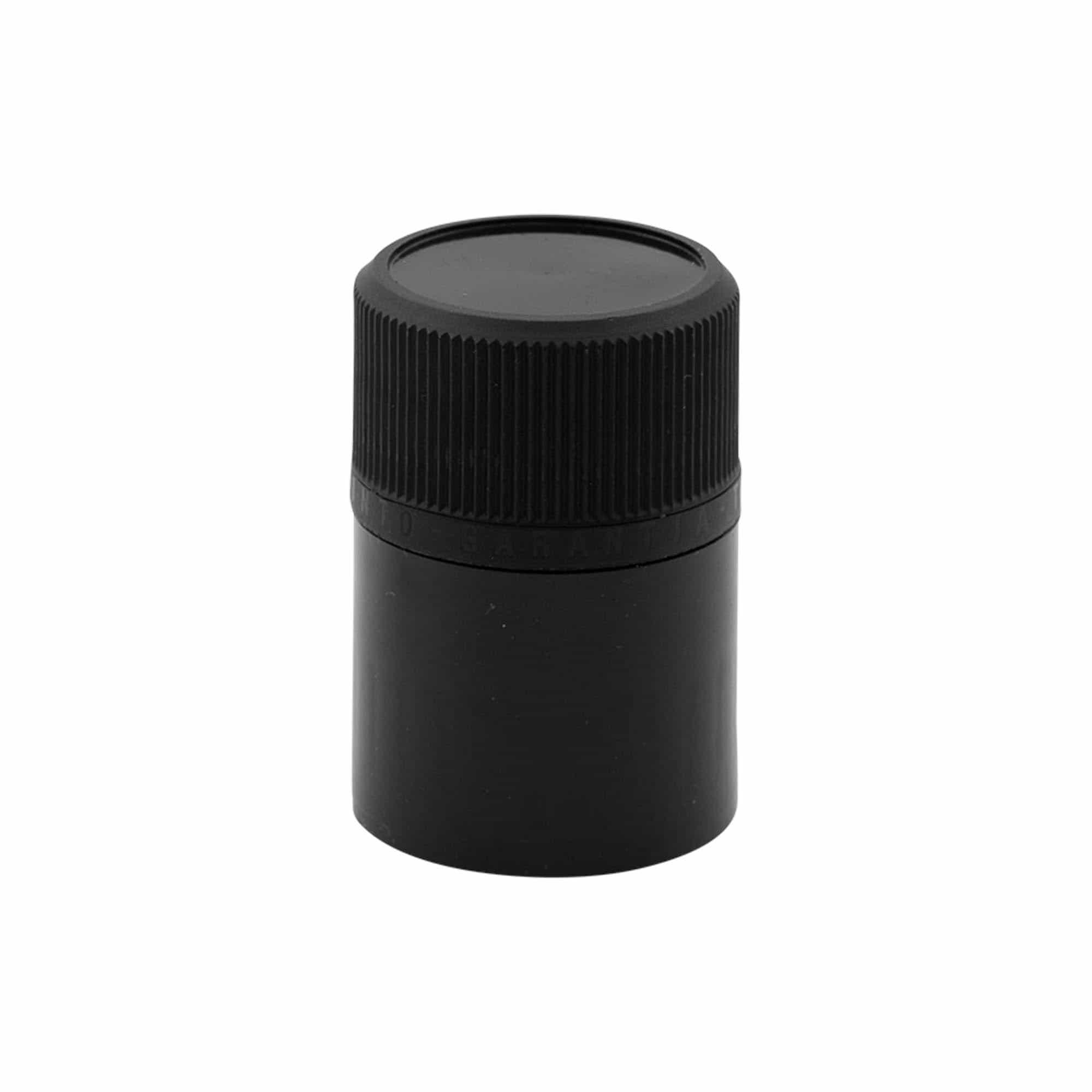 DOP-originalni zatvarač sa izljevom, PE plastika, crna
