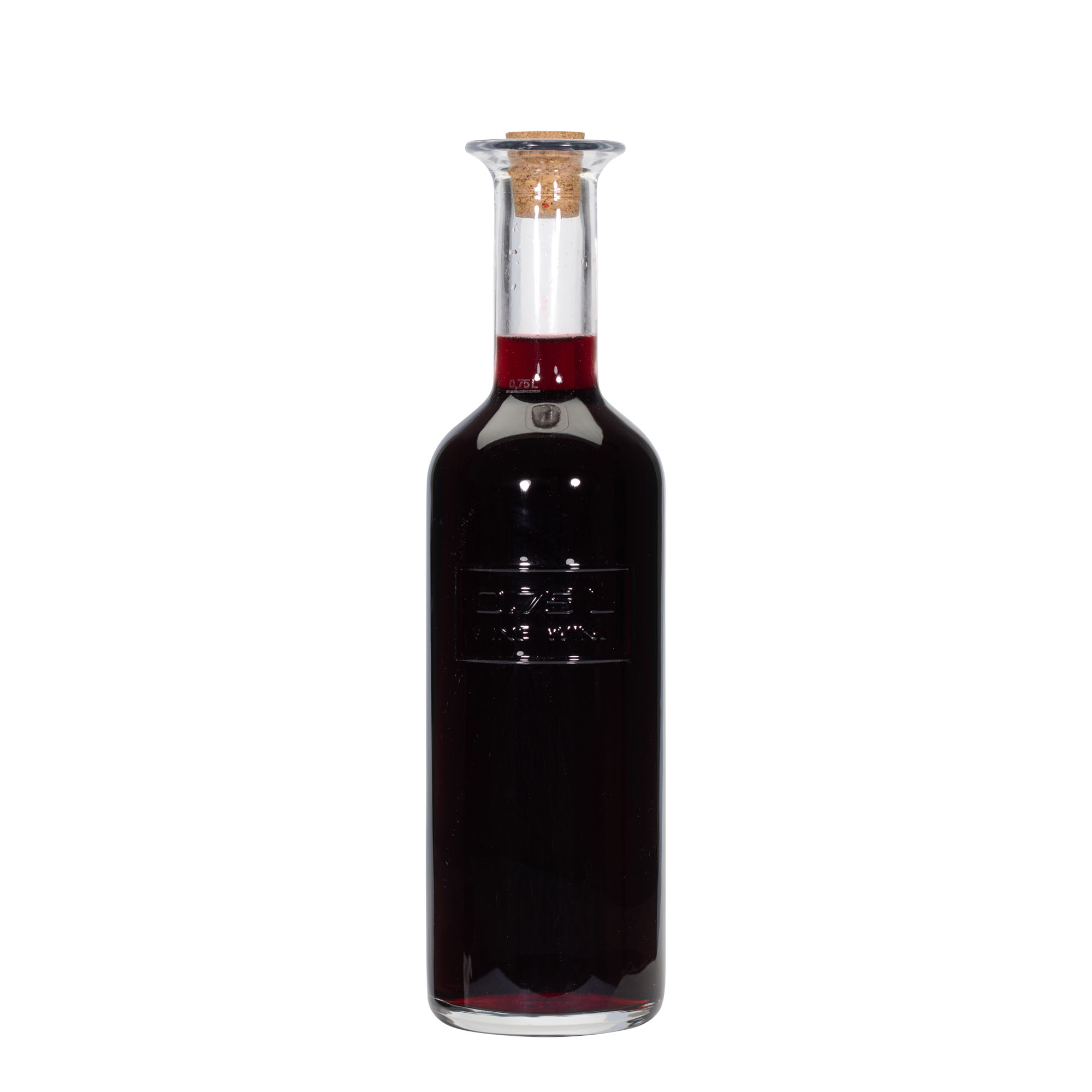 750 ml staklena boca 'Optima Fine Wine', grlo: plutа