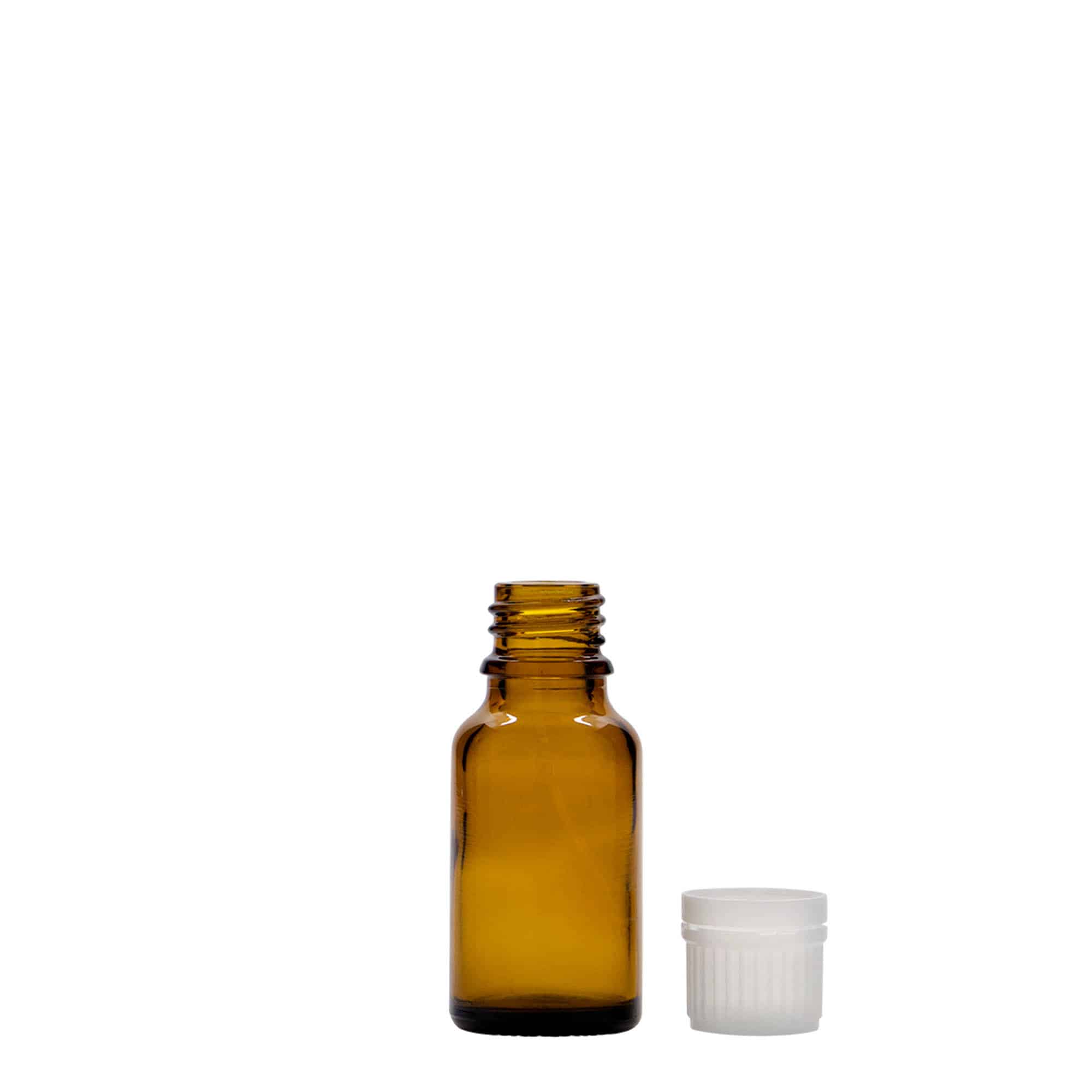 Medicinska flaša 15 ml, staklo, smeđa, otvor: DIN 18