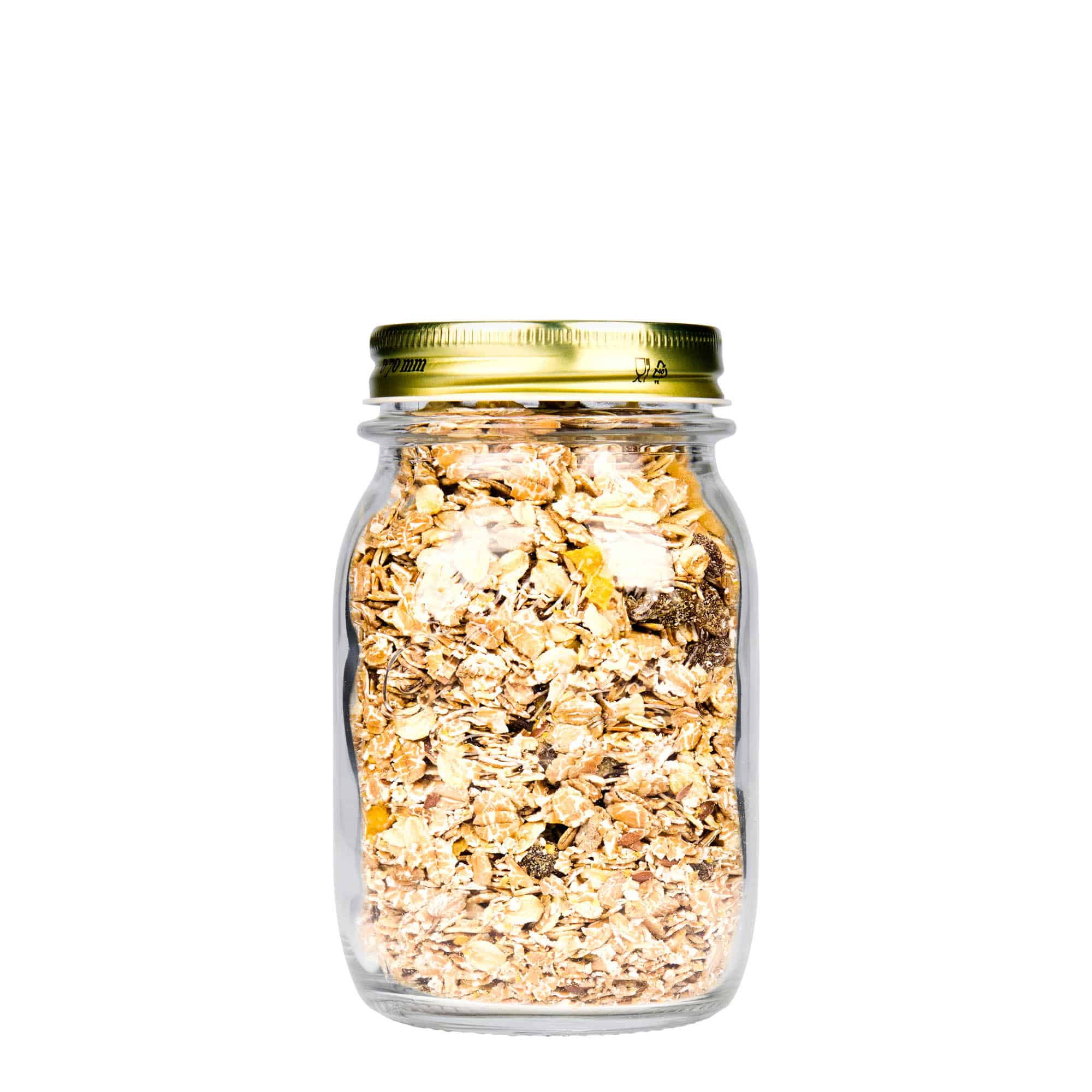 500 ml staklena posuda 'Quattro Stagioni', otvor: navojni poklopac