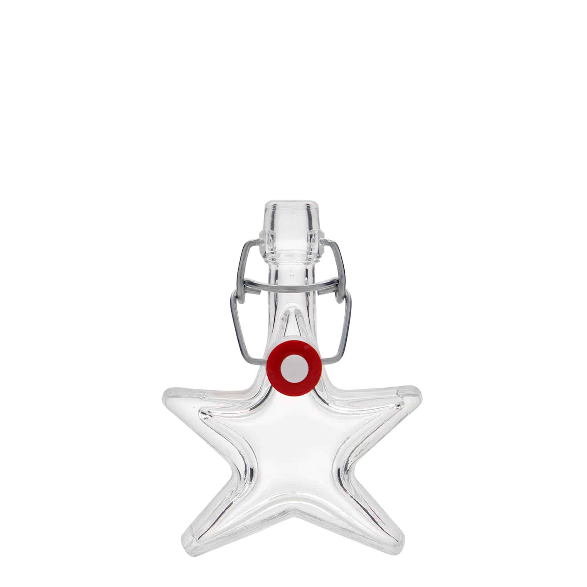 40 ml staklena bočica 'Zvijezda', grlo: kopča za zatvaranje