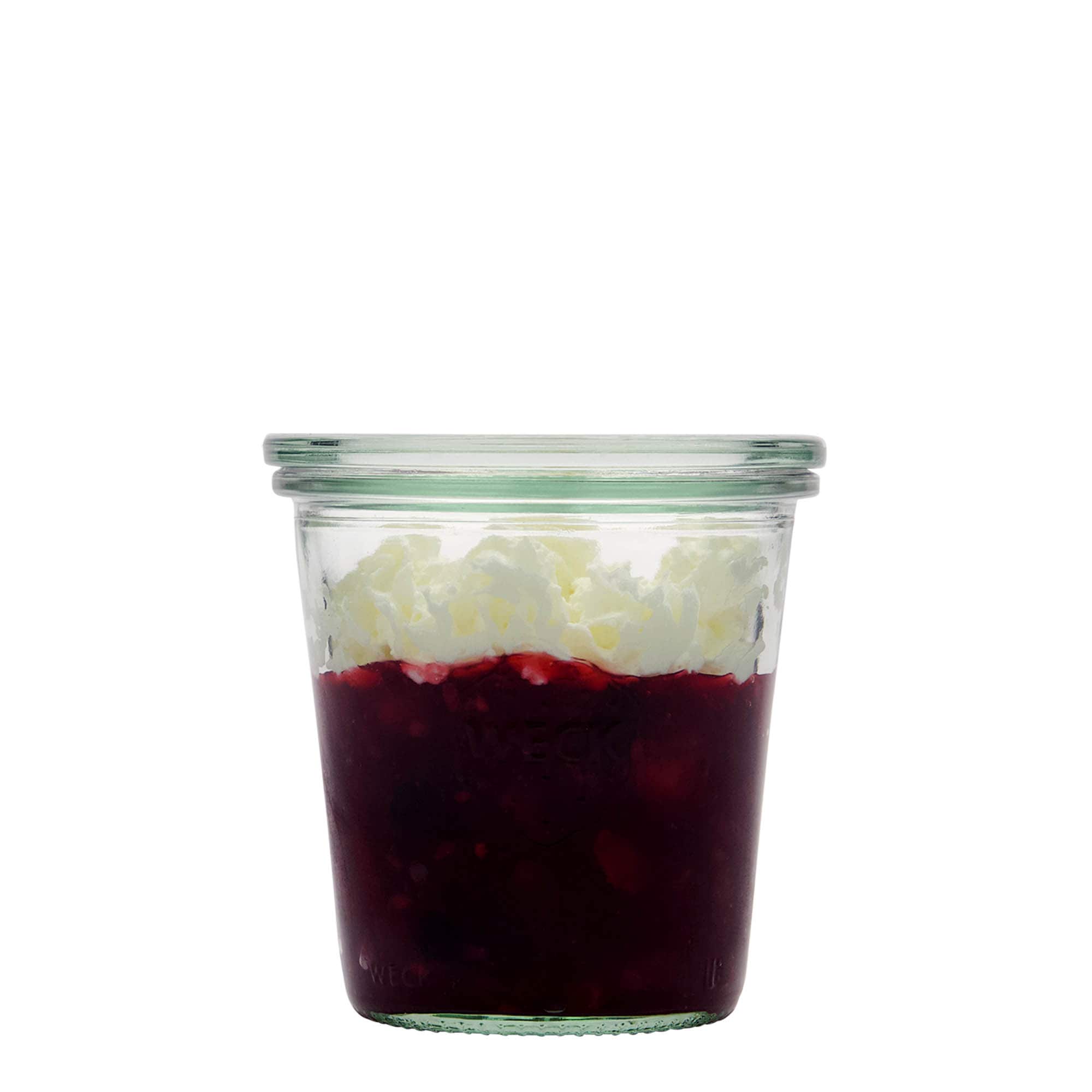 290 ml WECK staklenka sa širokim grlom, otvor: okrugli rub