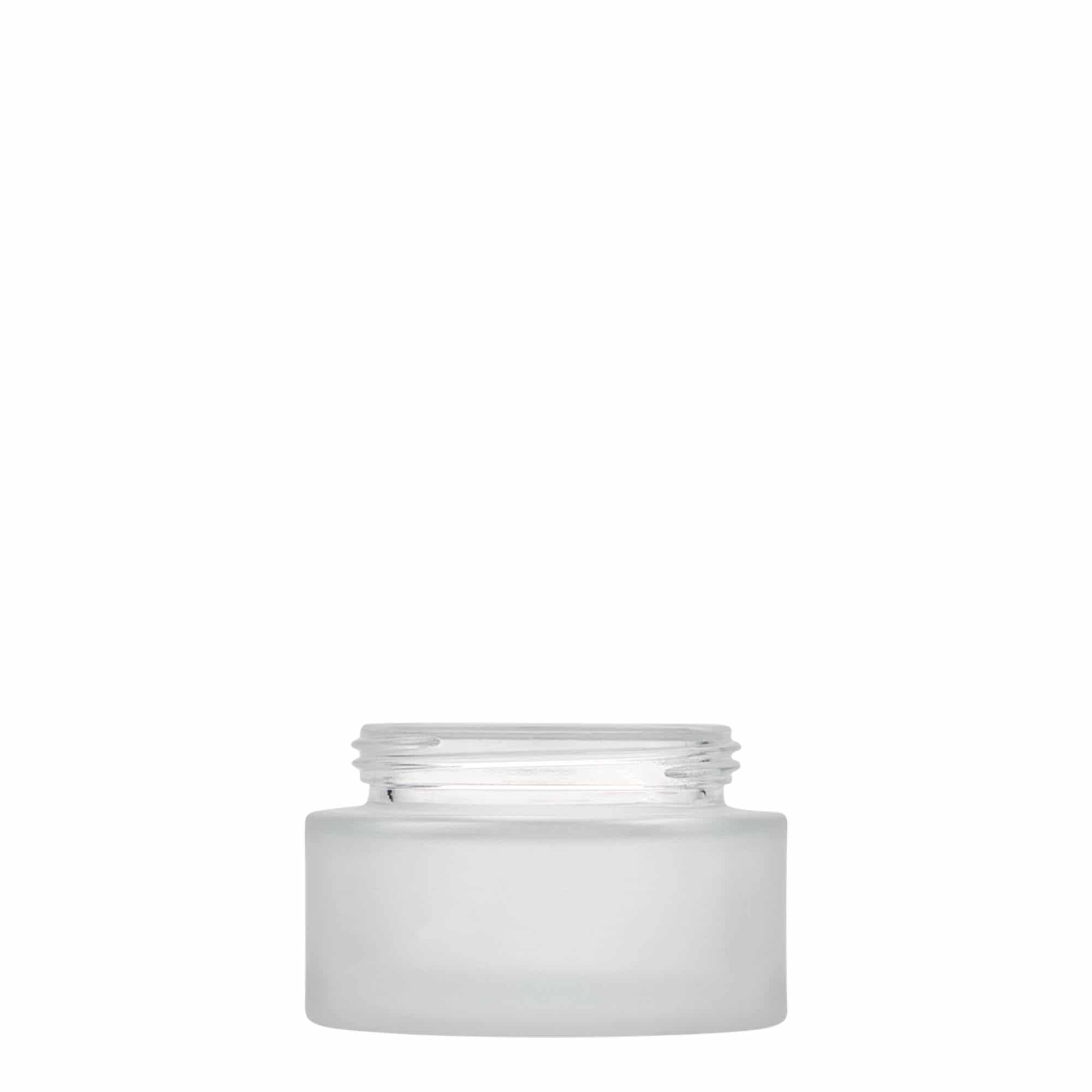 50 ml tegla „Platin Edition“, staklo, matirana, otvor: navojni poklopac