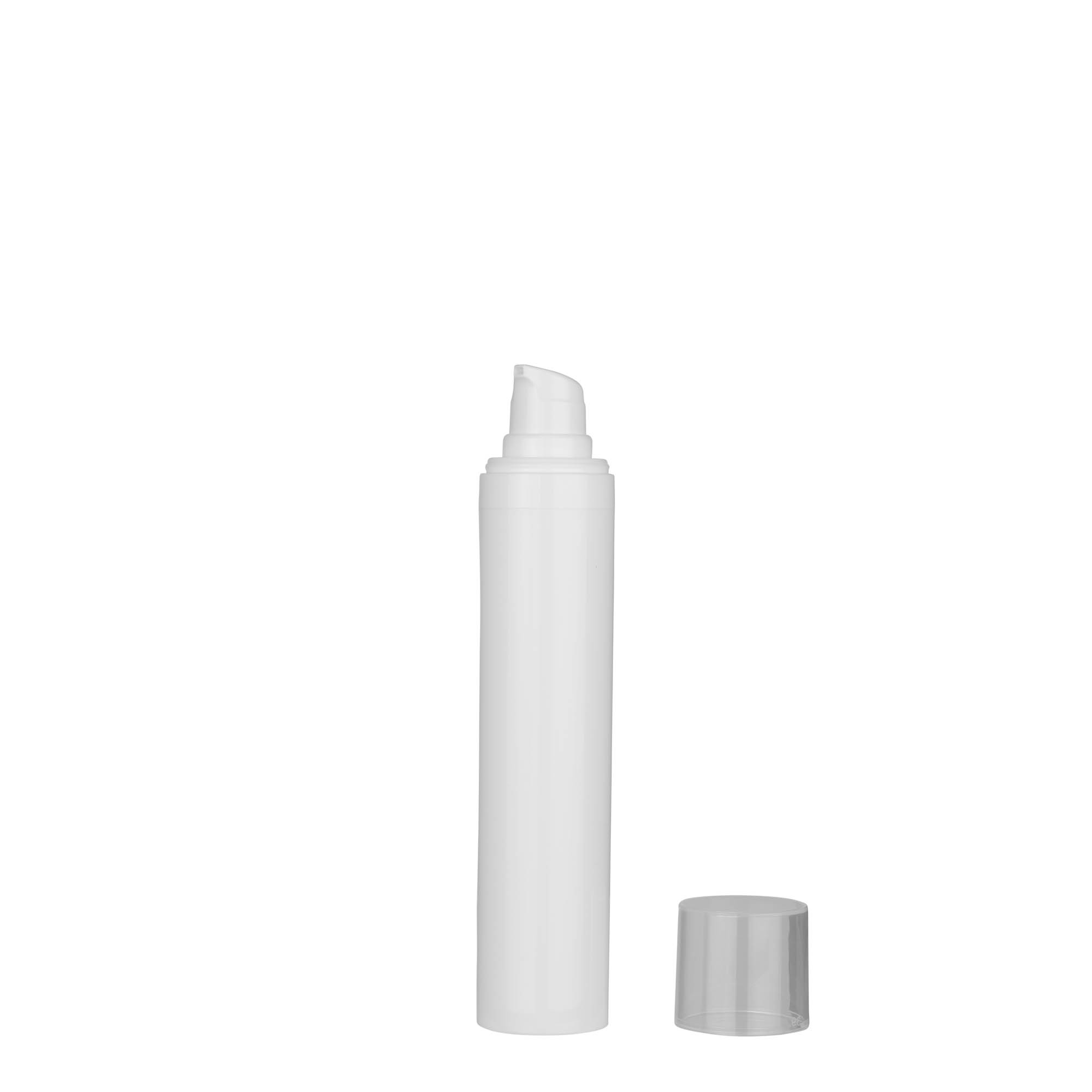 50 ml Airless dozer 'Micro', PP-plastika, bijeli