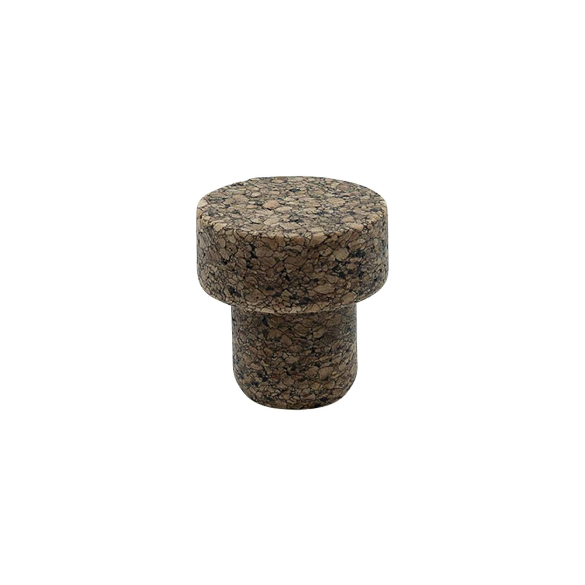 Čep za držač „Sharp“ 22,5 mm, Corkcoal, za otvor: pluta