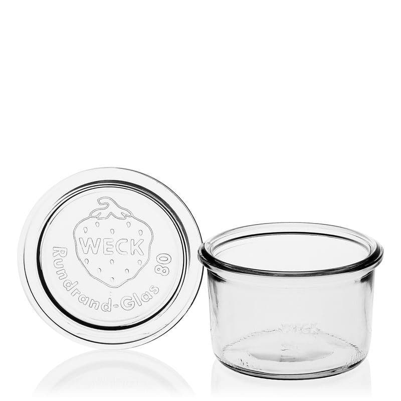 WECK staklenka sa poklopcem 200 ml, otvor: Okrugli rub