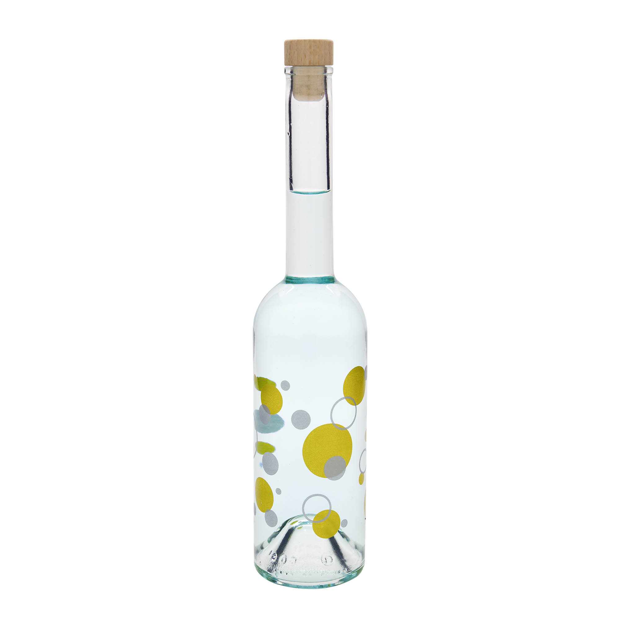 500 ml staklena boca 'Opera', motiv: tačke, grlo: pluta 500 ml staklena boca 'Opera', motiv: tačke, grlo: pluta