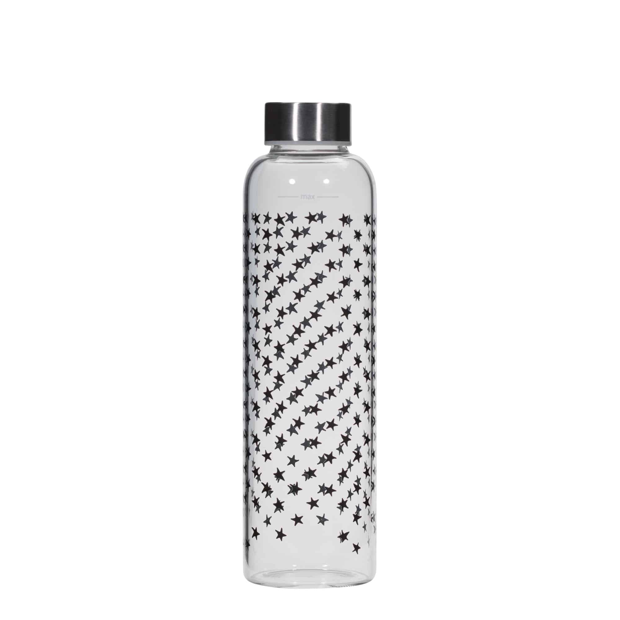 Flaša za piće 500 ml 'Perseus', motiv: Crne zvijezde, otvor: Navojni zatvarač