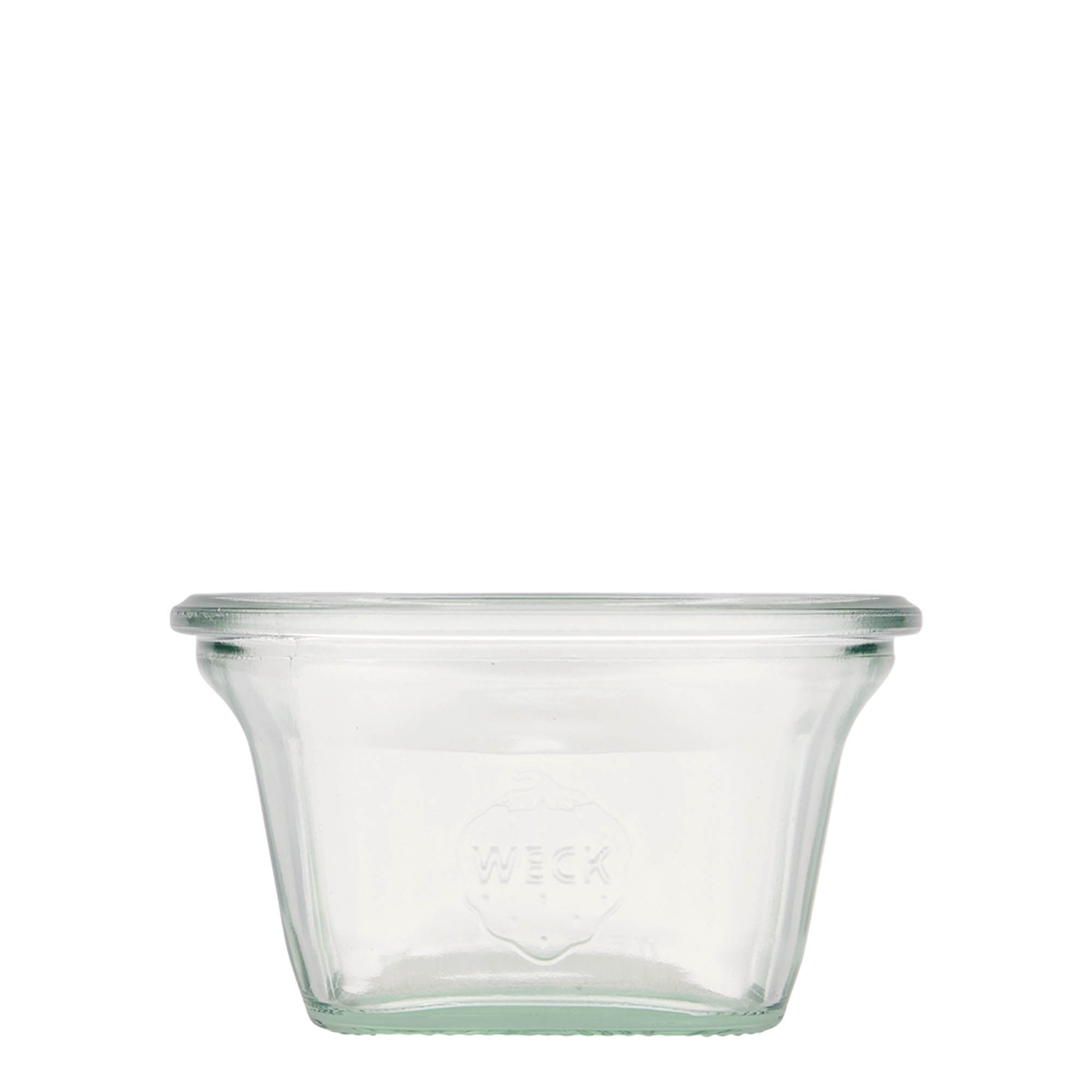 290 ml WECK Quadro staklena tegla, kvadratna, otvor: okrugli rub