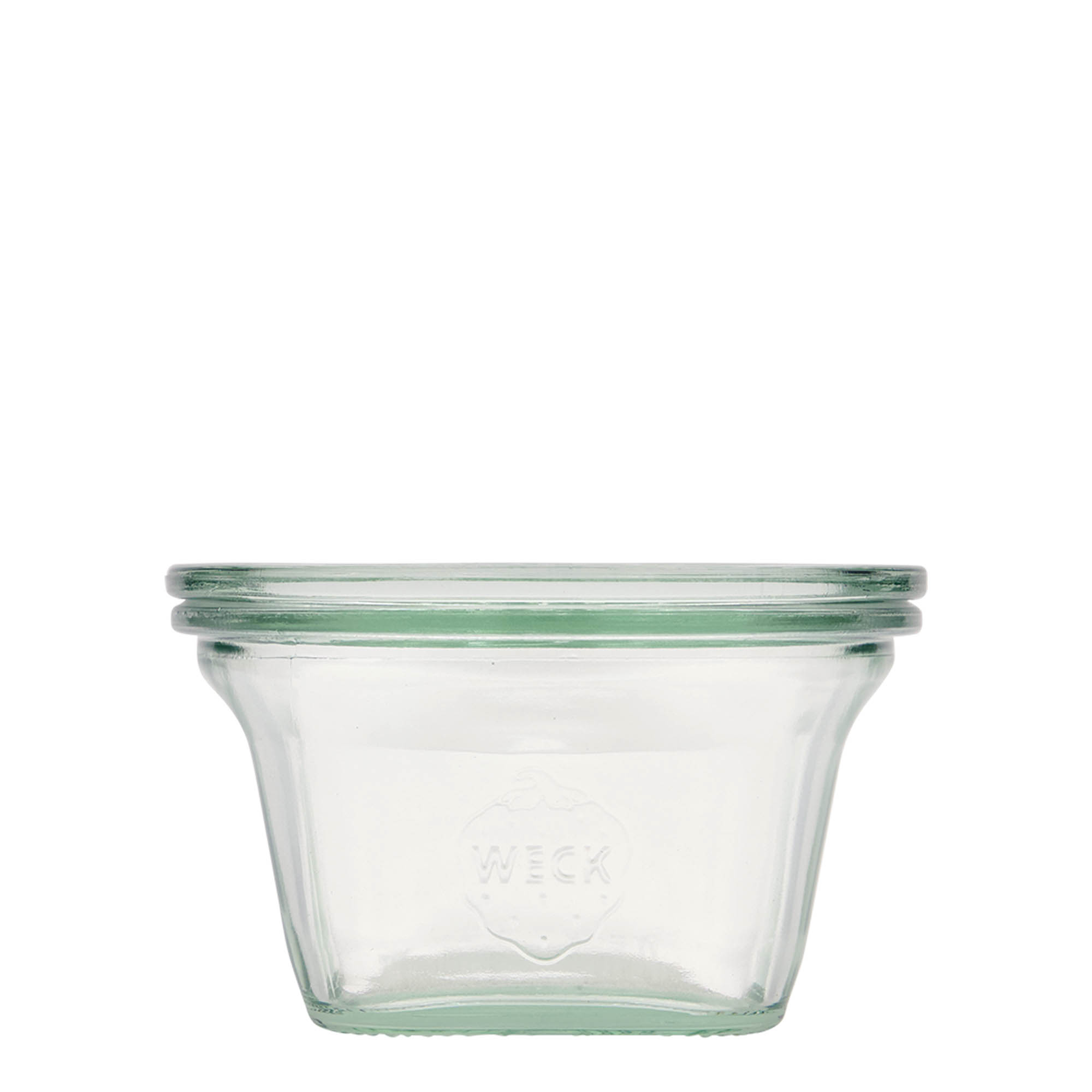 290 ml WECK Quadro staklena tegla, kvadratna, otvor: okrugli rub 290 ml WECK Quadro staklena tegla, kvadratna, otvor: okrugli rub