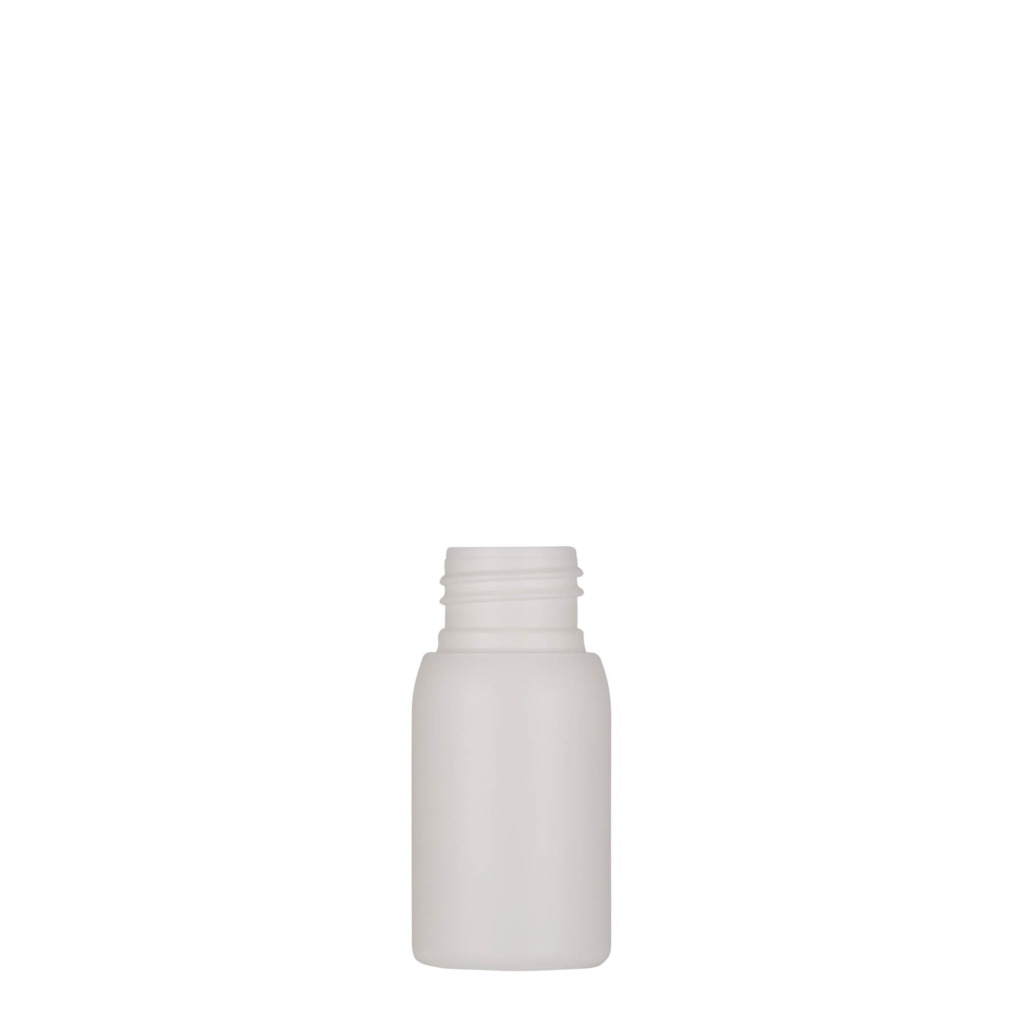 30 ml plastična bočica 'Tuffy', HDPE, bijela, grlo: 24/410 30 ml plastična bočica 'Tuffy', HDPE, bijela, grlo: 24/410
