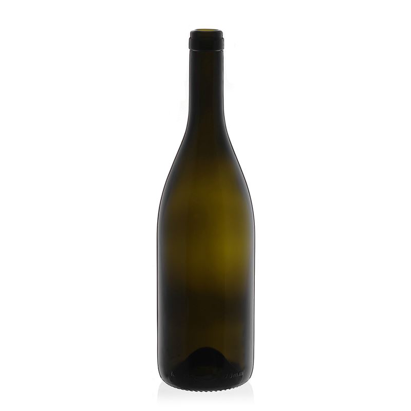 750 ml vinska boca „Tiffany“, antikno zelena, grlo: pluta