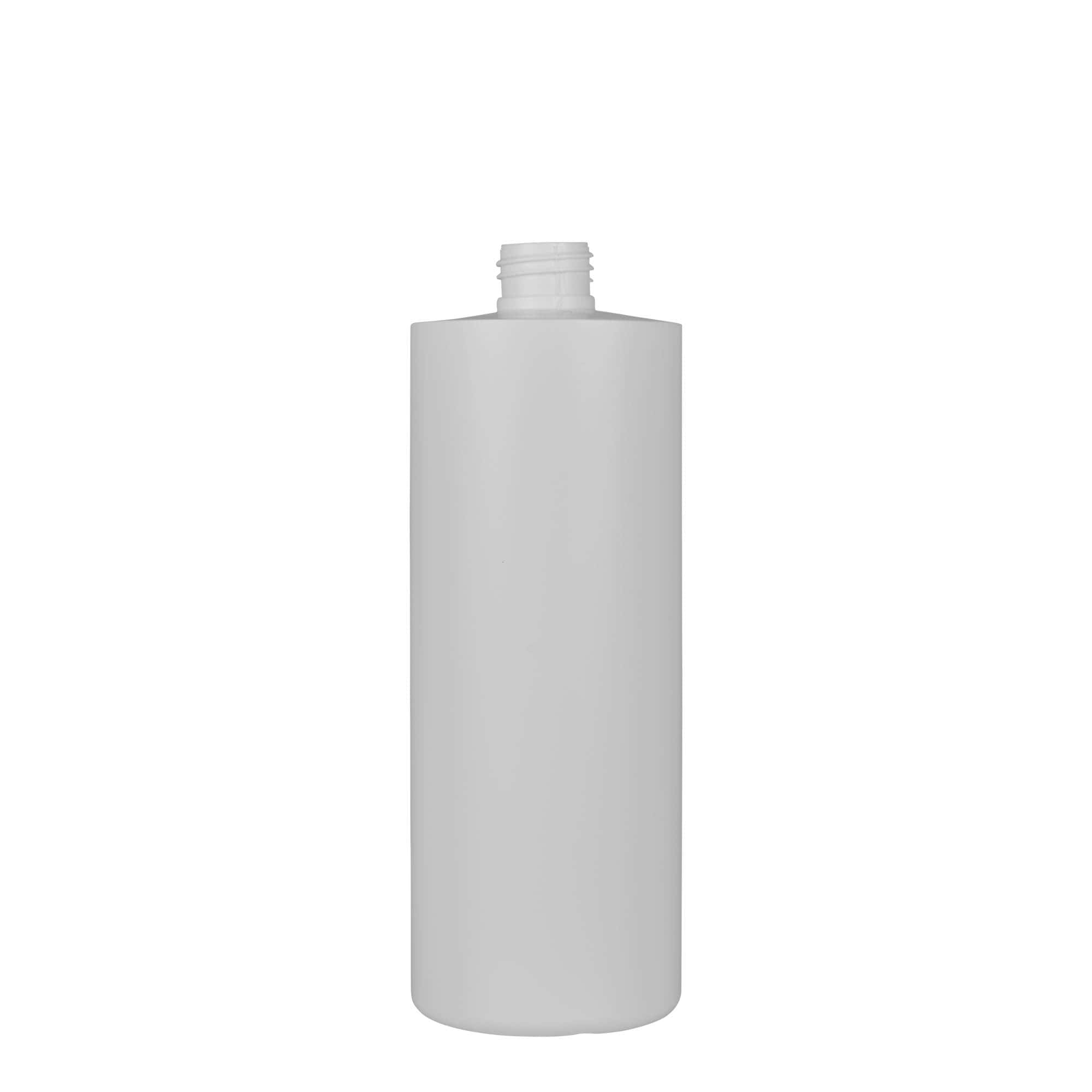 Plastična flaša 500 ml 'Pipe', Green HDPE, bijela, otvor: GPI 24/410 Plastična flaša 500 ml 'Pipe', Green HDPE, bijela, otvor: GPI 24/410