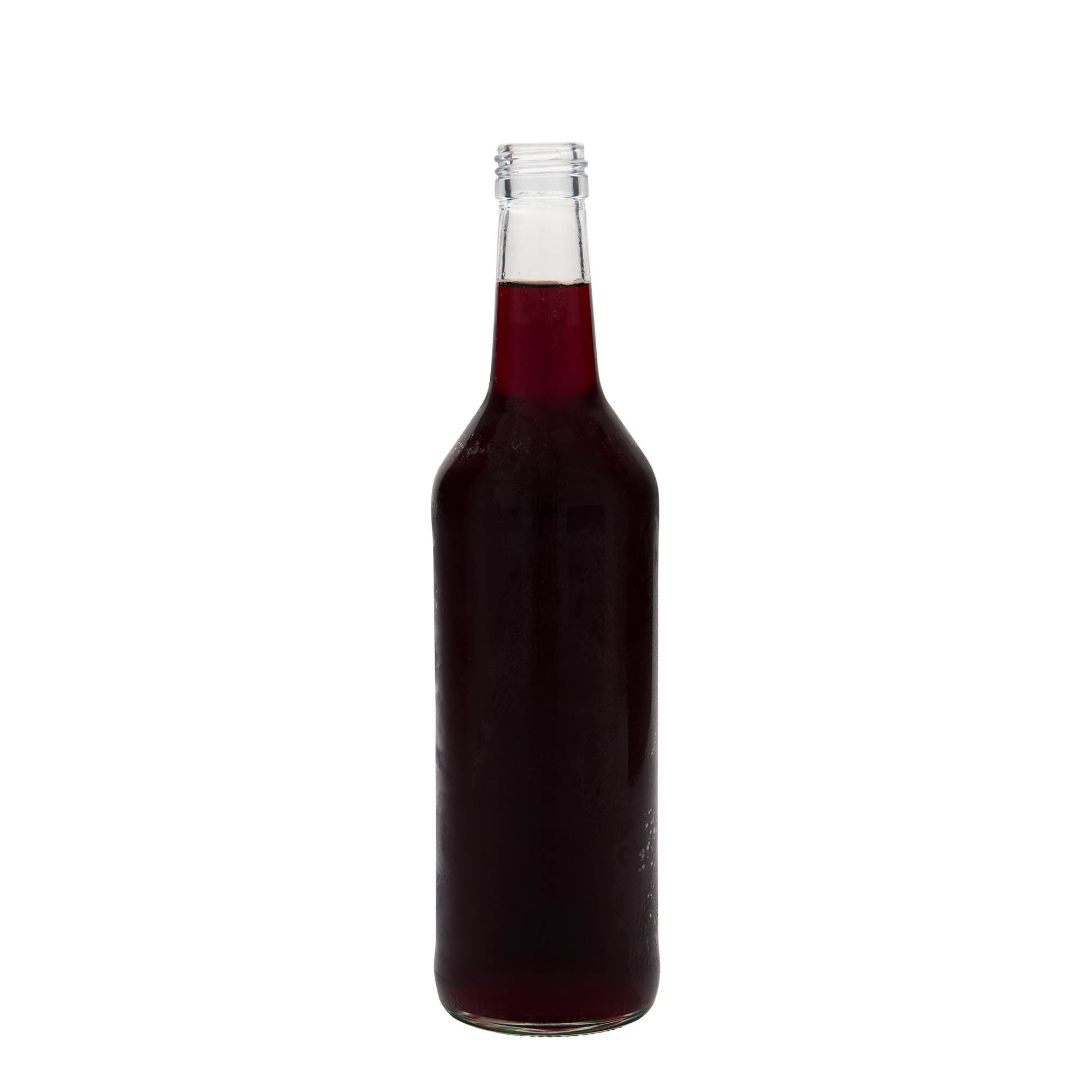 500 ml staklena boca sa ravnim vratom, otvor: PP 28