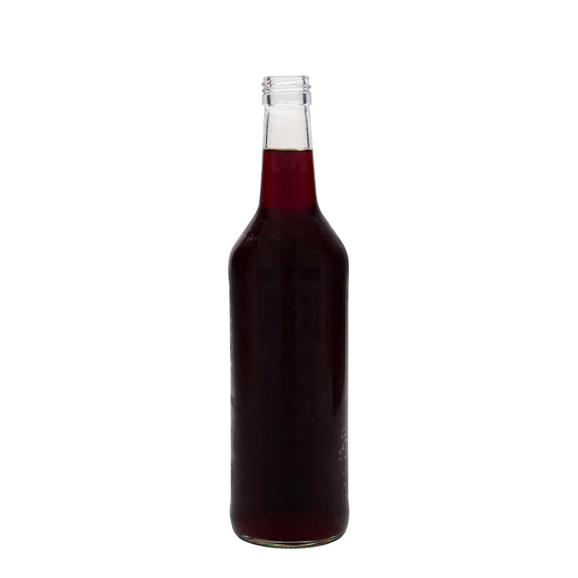 500 ml staklena boca sa ravnim vratom, otvor: PP 28