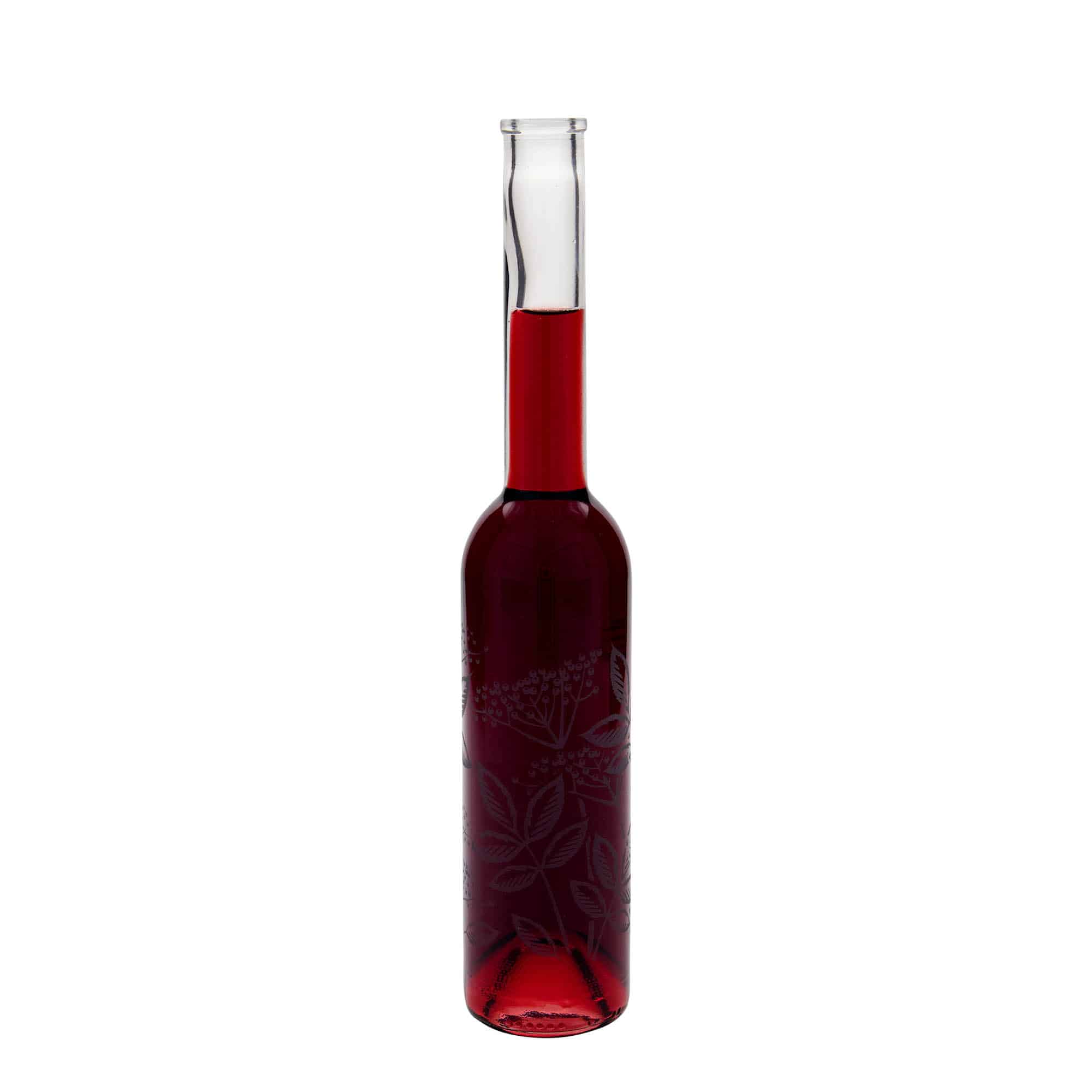 Staklena flaša 350 ml 'Opera', motiv: Bazga, otvor: Pluto