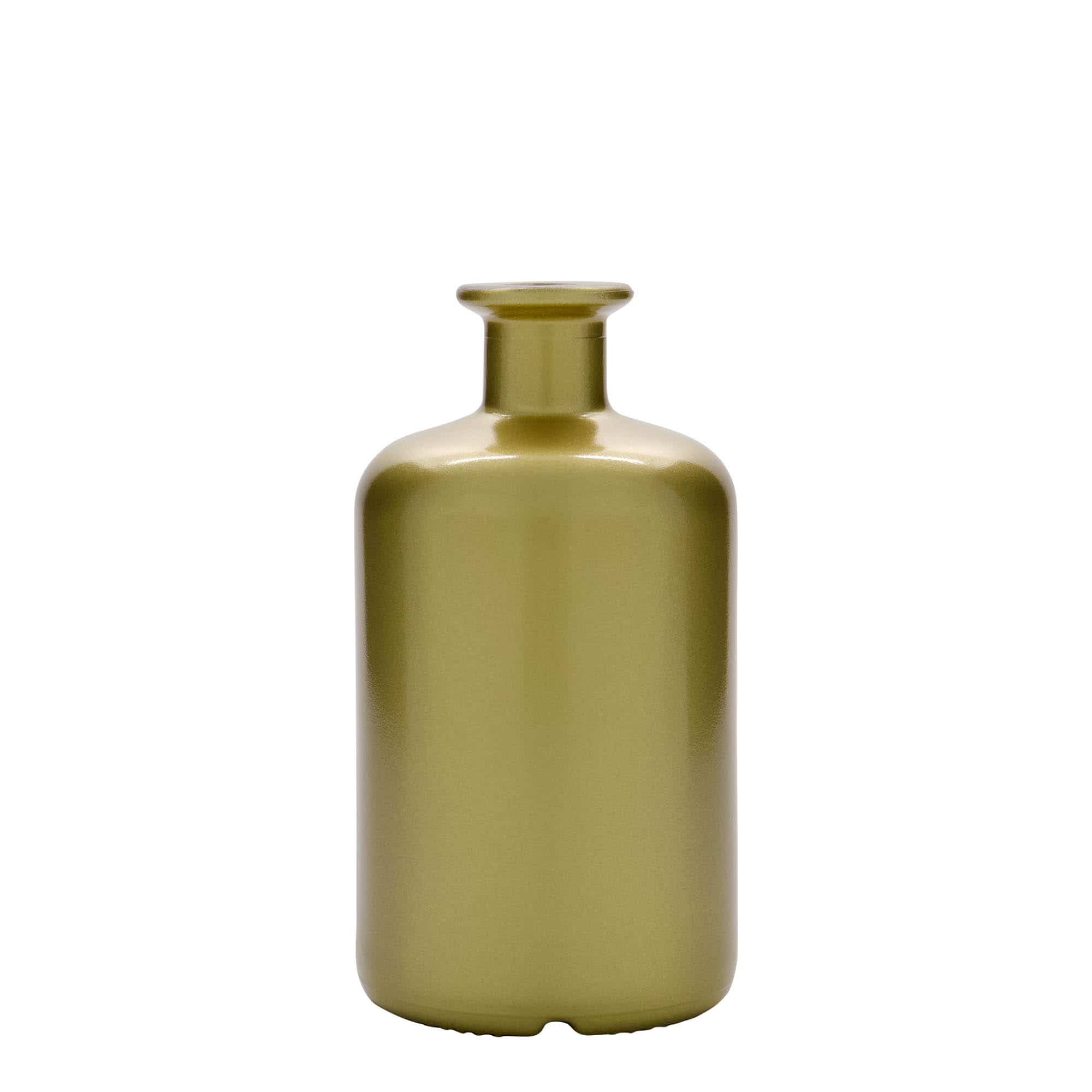 Staklena apotekarska flaša 500 ml, zlatna, otvor: Pluto Staklena apotekarska flaša 500 ml, zlatna, otvor: Pluto