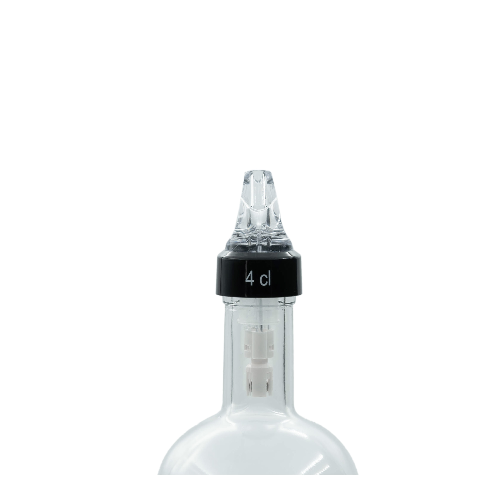 Nastavak za sipanje za dozatore 4 cl 'Auto Pour', PE plastika, providan
