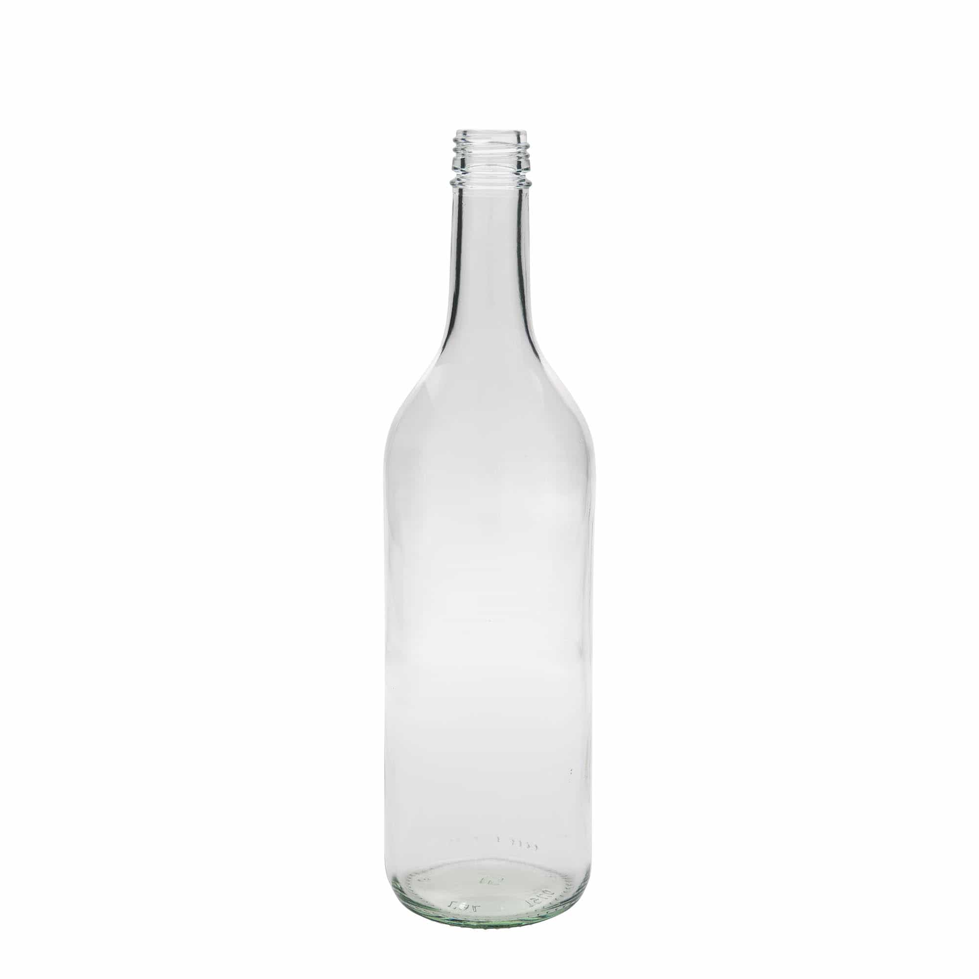 750 ml staklena boca „Bordeaux“, grlo: PP 28