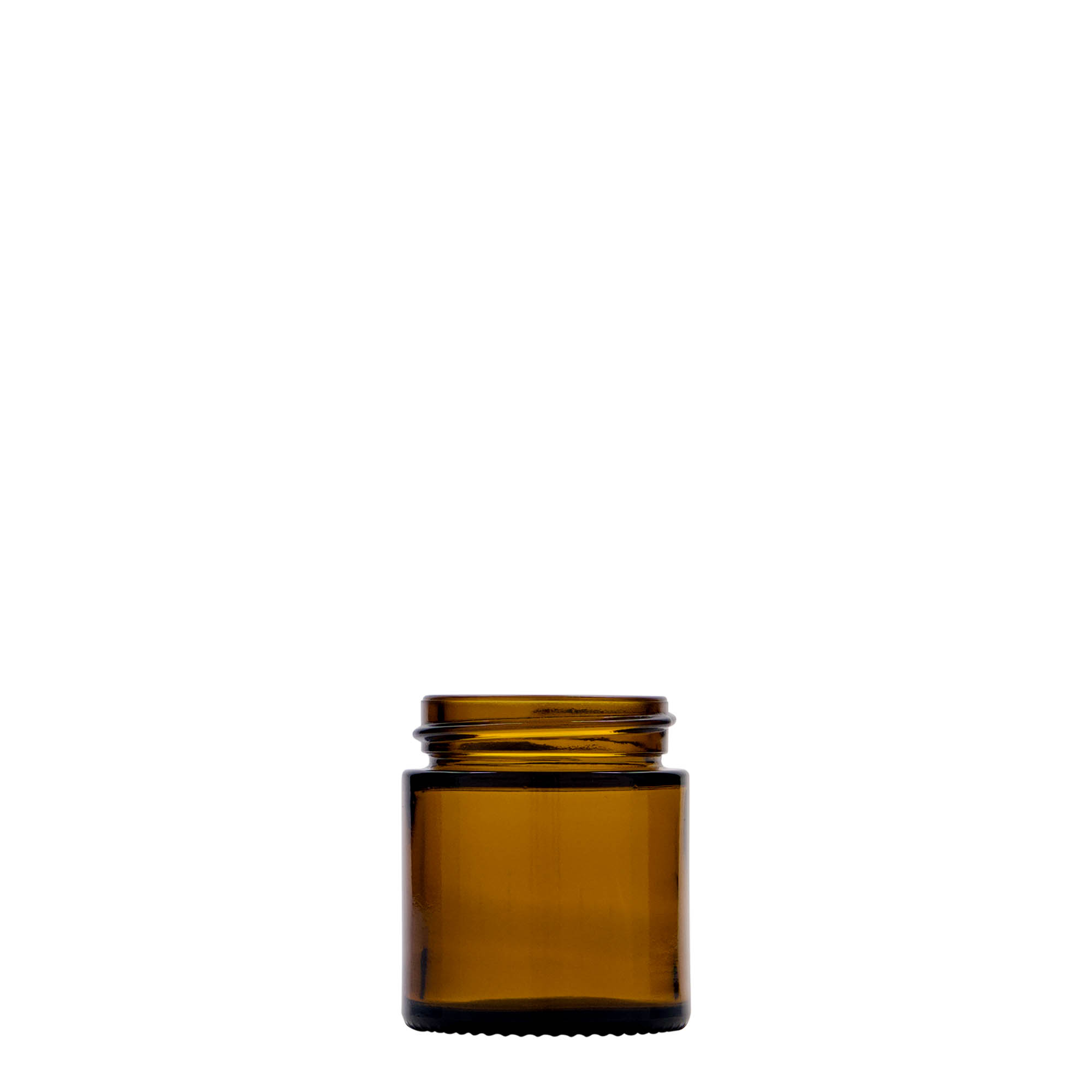 30 ml teglica „Brown Line“, staklo, smeđa, otvor: navojni zatvarač