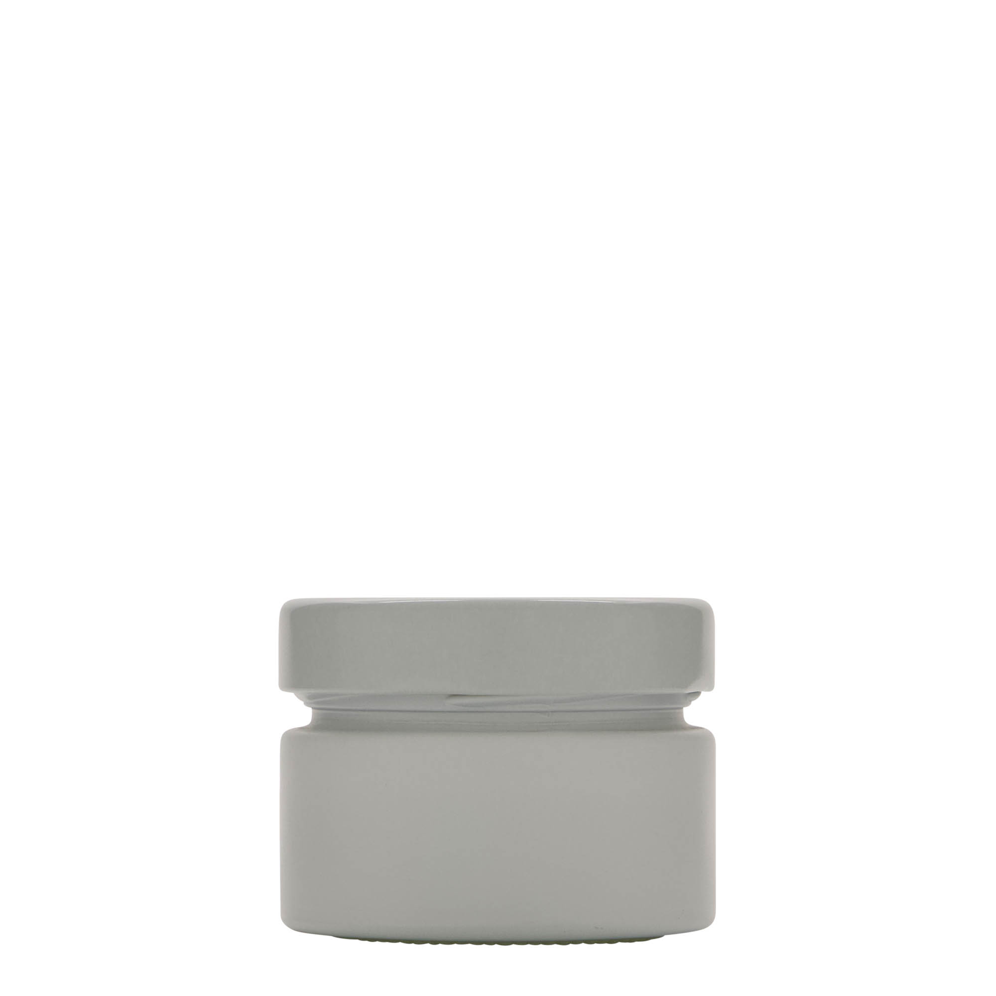 130 ml okrugla staklena boca 'Aurora', bijela, otvor: Deep-Twist-Off (DTO 66)