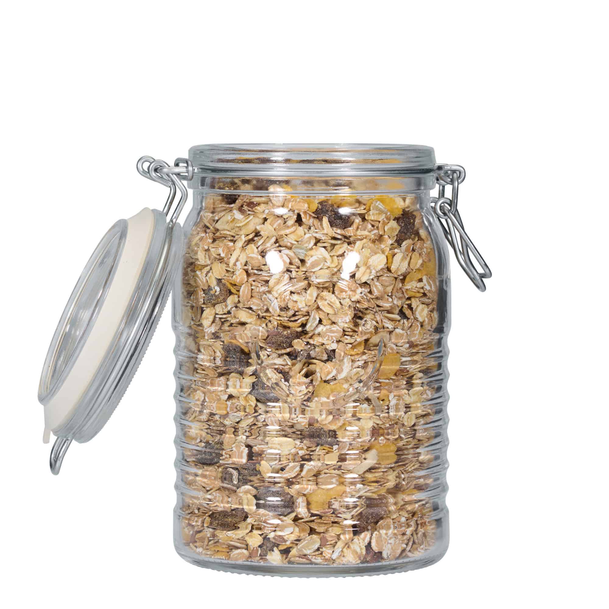 1.000 ml staklena tegla sa žičanim zatvaračem 'Officina 1825', otvor: žičani zatvarač