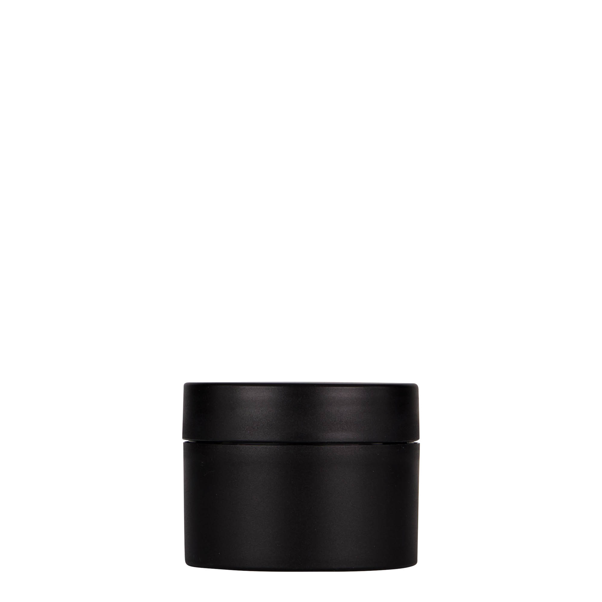 50 ml plastična posuda „Antonella“, PP, crna, otvor: navojni zatvarač