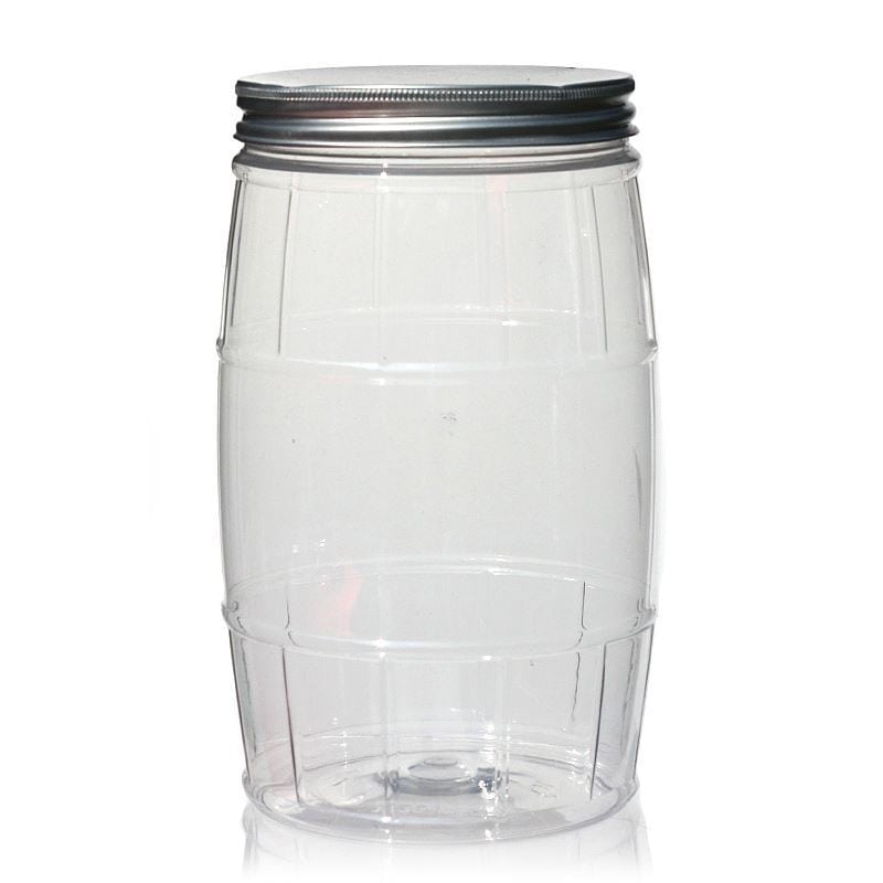 1.500 ml PET limenka 'Bačva', plastika, grlo: 100/400